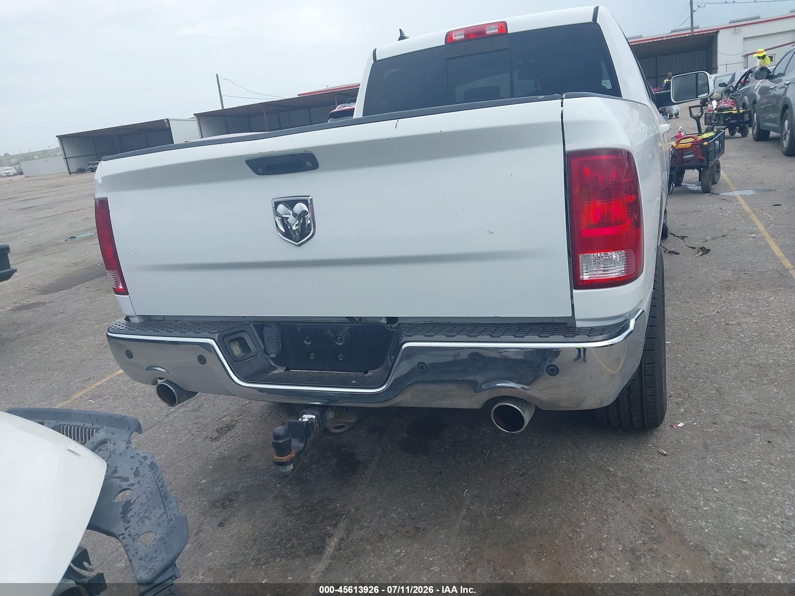 2013 Ram 1500 Lone Star Белый vin: 1C6RR7GTXDS655449