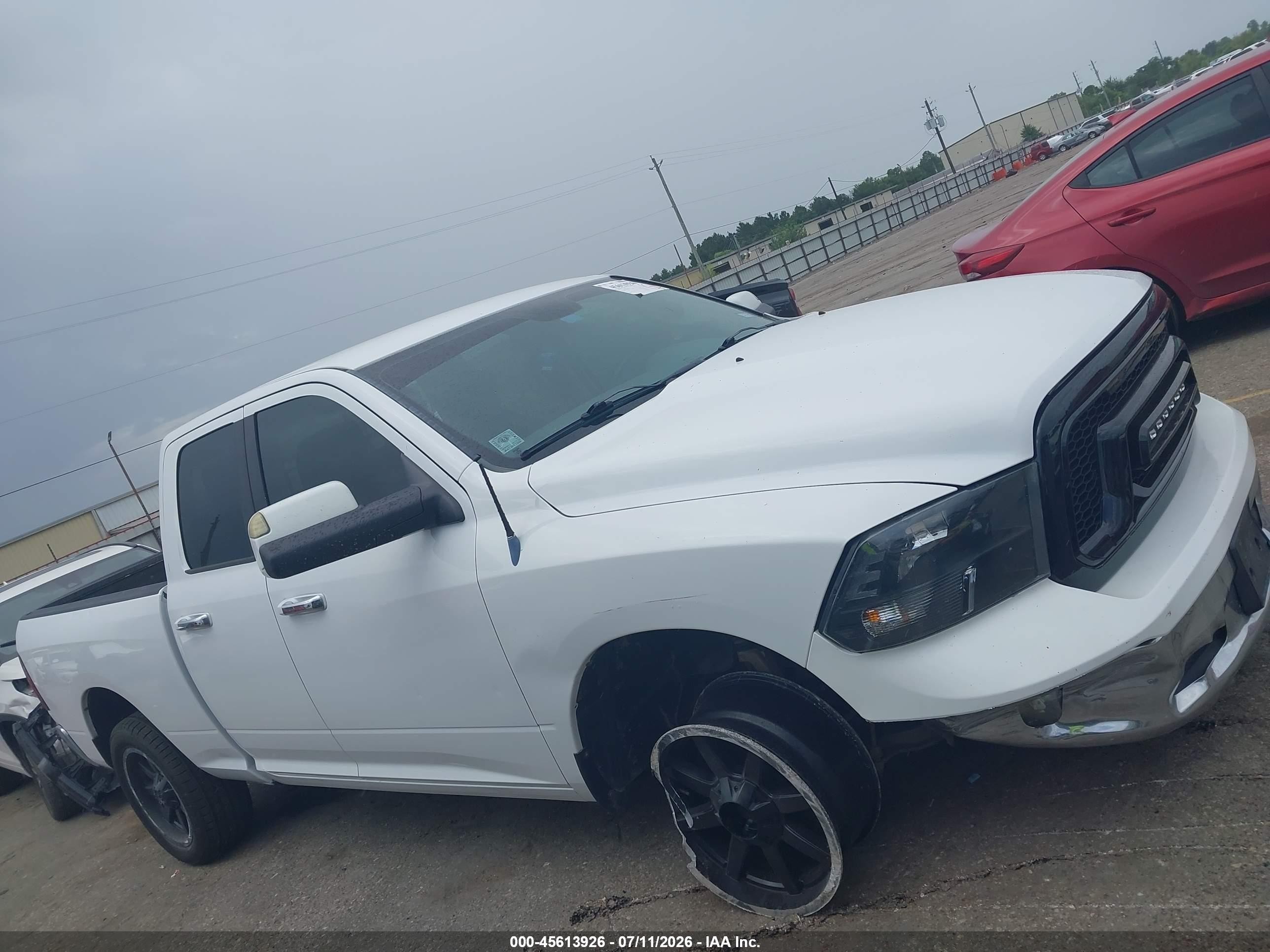 2013 Ram 1500 Lone Star Белый vin: 1C6RR7GTXDS655449