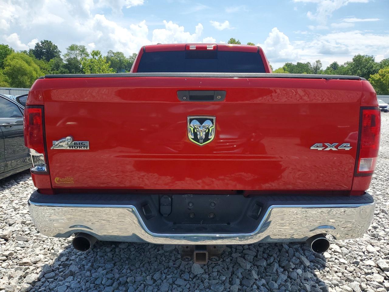 2013 Ram 1500 Slt Red vin: 1C6RR7GTXDS705976