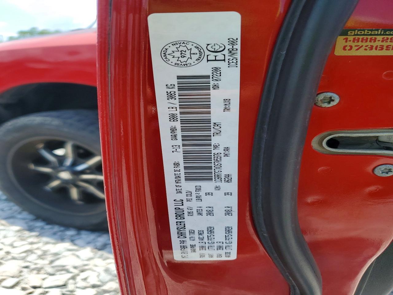 2013 Ram 1500 Slt Red vin: 1C6RR7GTXDS705976
