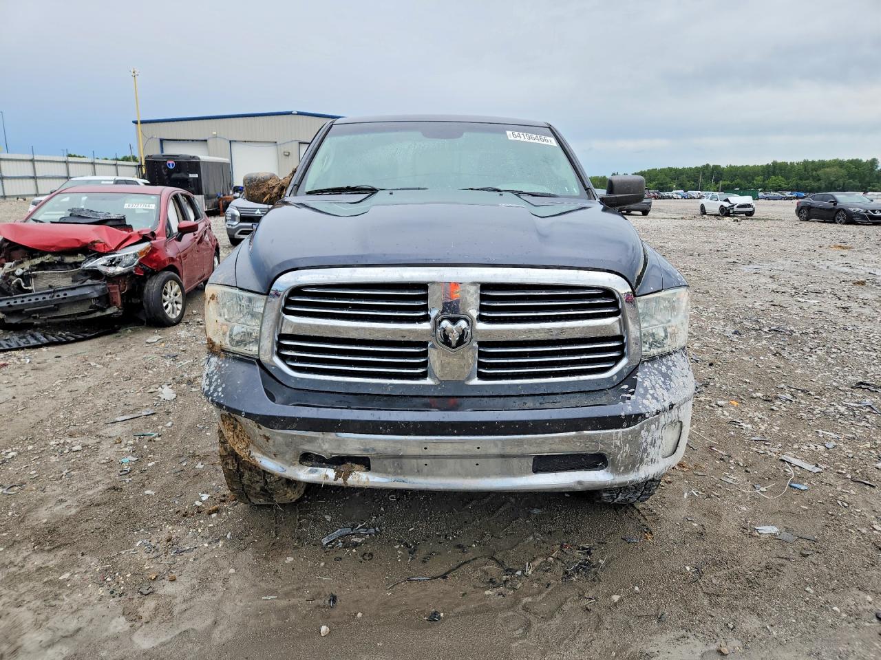 2014 Ram 1500 Slt Gray vin: 1C6RR7GTXES323190