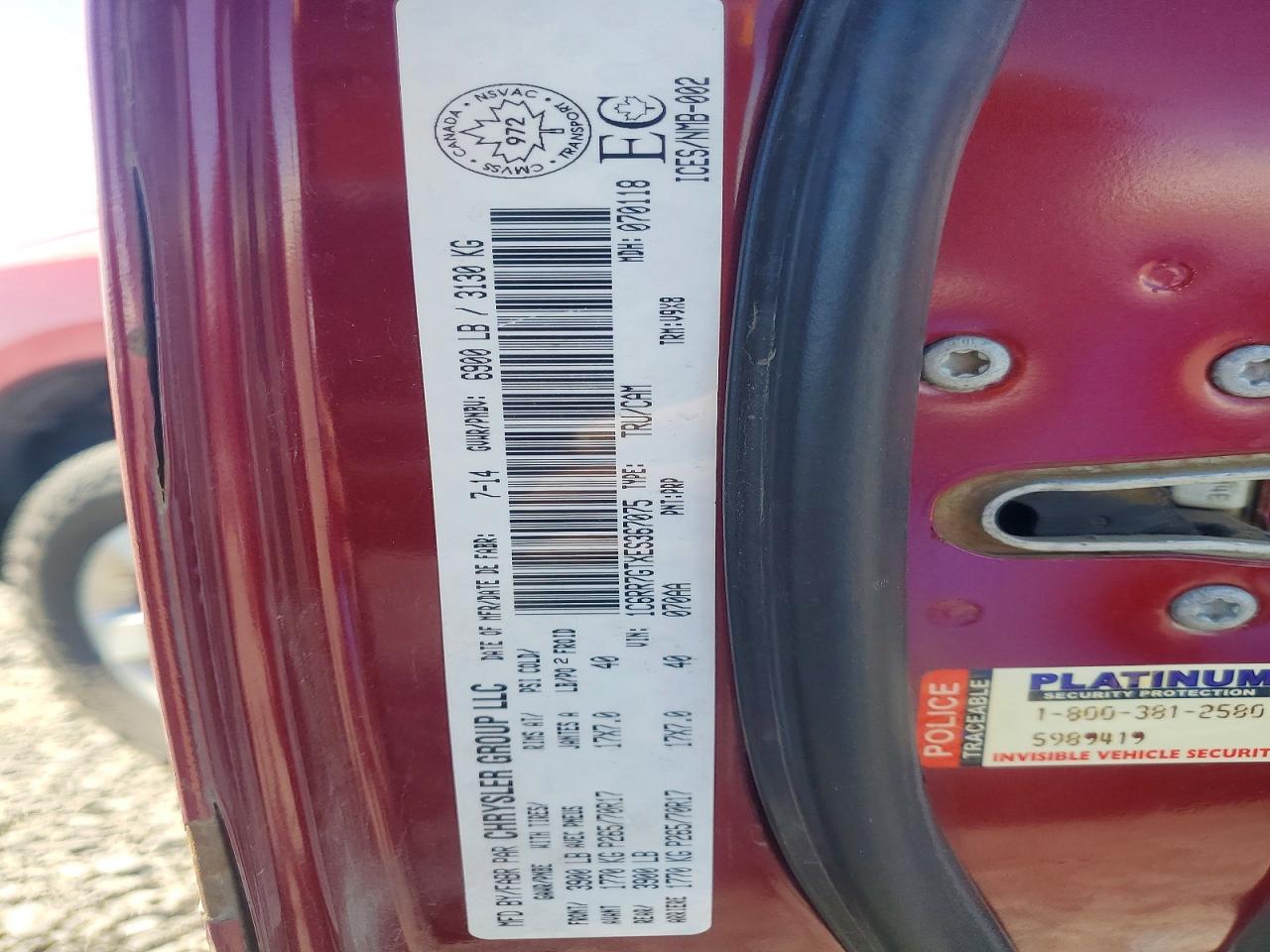 2014 Ram 1500 Slt Red vin: 1C6RR7GTXES367075