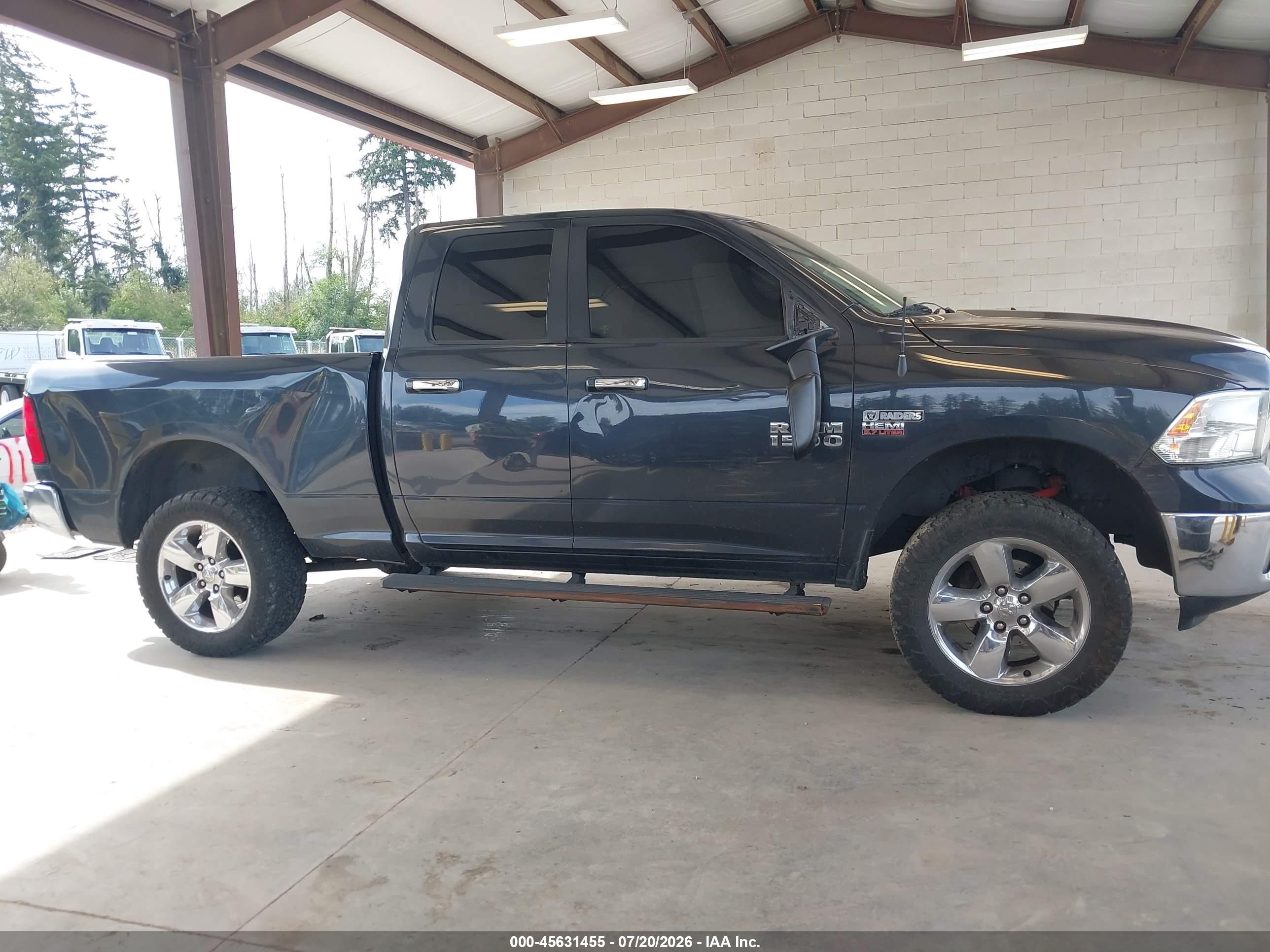 2014 Ram 1500 Big Horn Gray vin: 1C6RR7GTXES396236