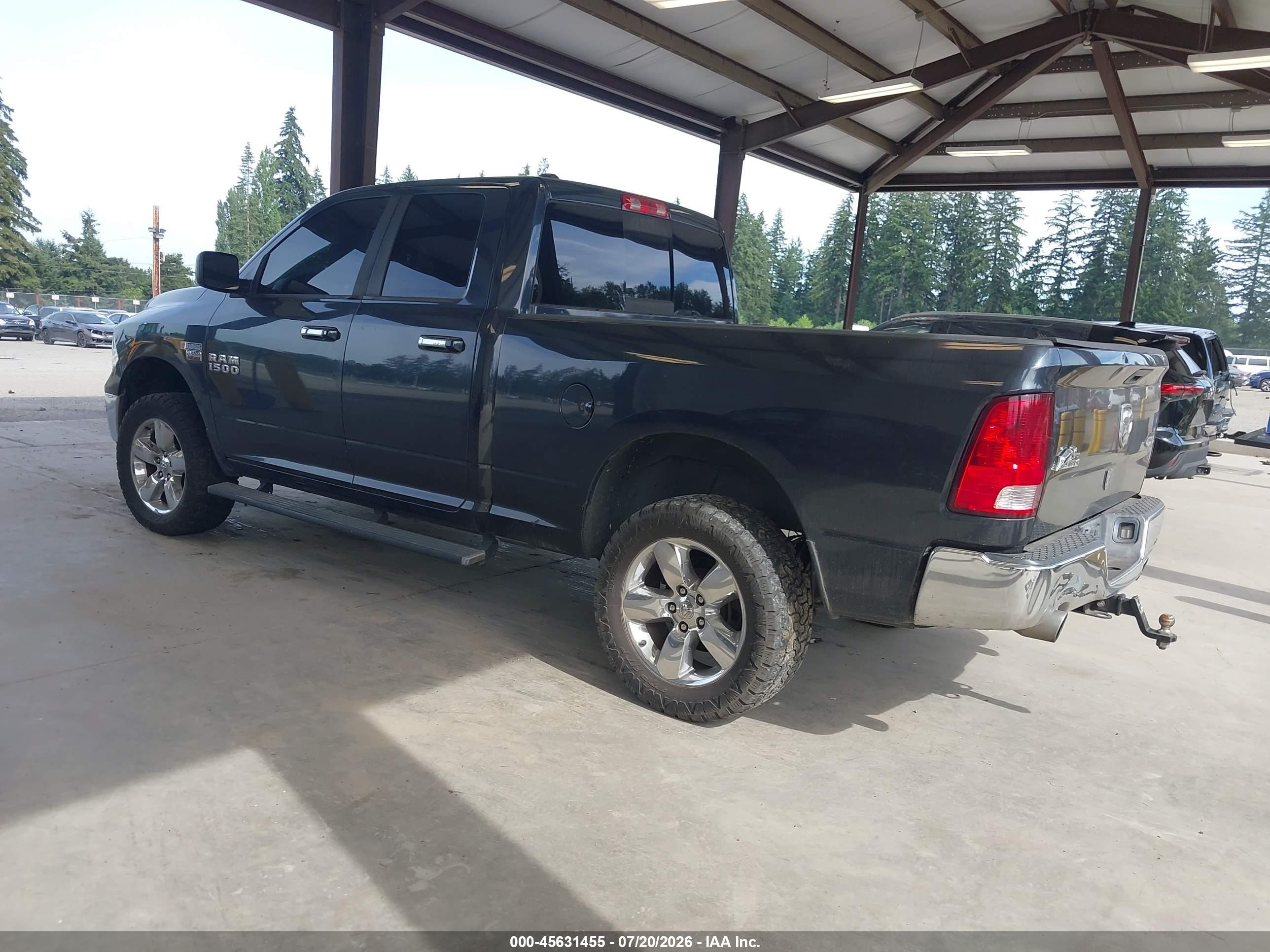 2014 Ram 1500 Big Horn Gray vin: 1C6RR7GTXES396236