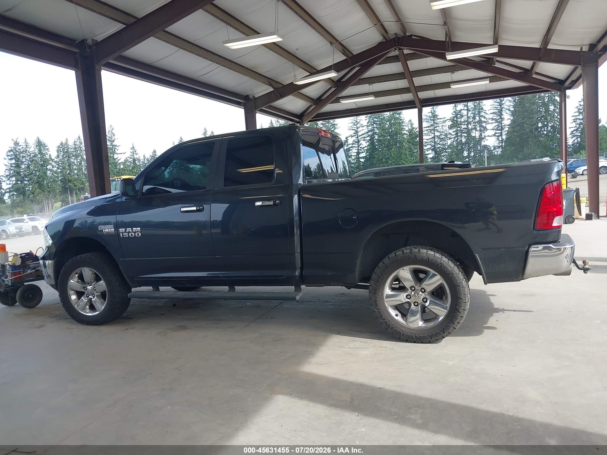 2014 Ram 1500 Big Horn Gray vin: 1C6RR7GTXES396236