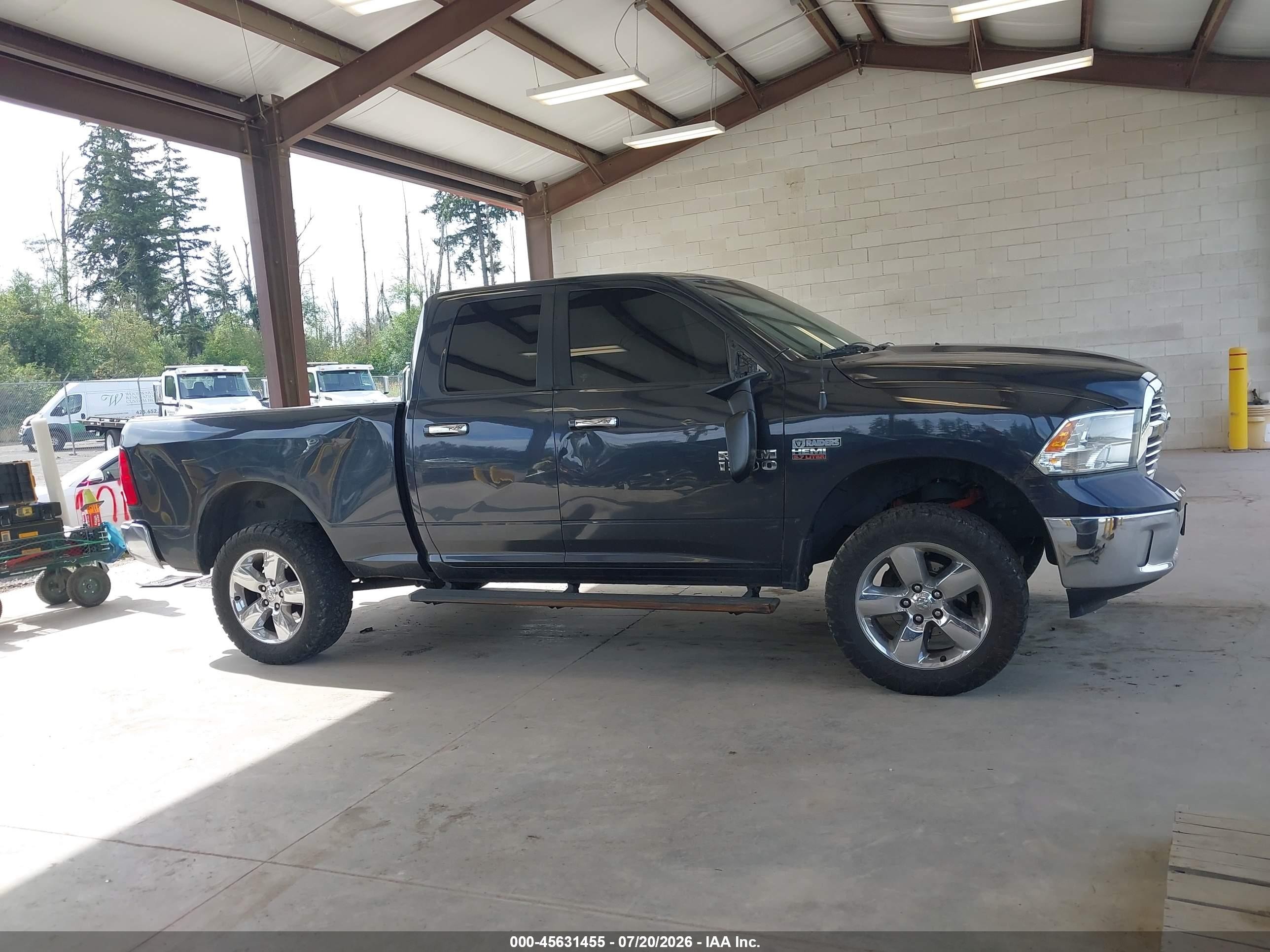 2014 Ram 1500 Big Horn Gray vin: 1C6RR7GTXES396236