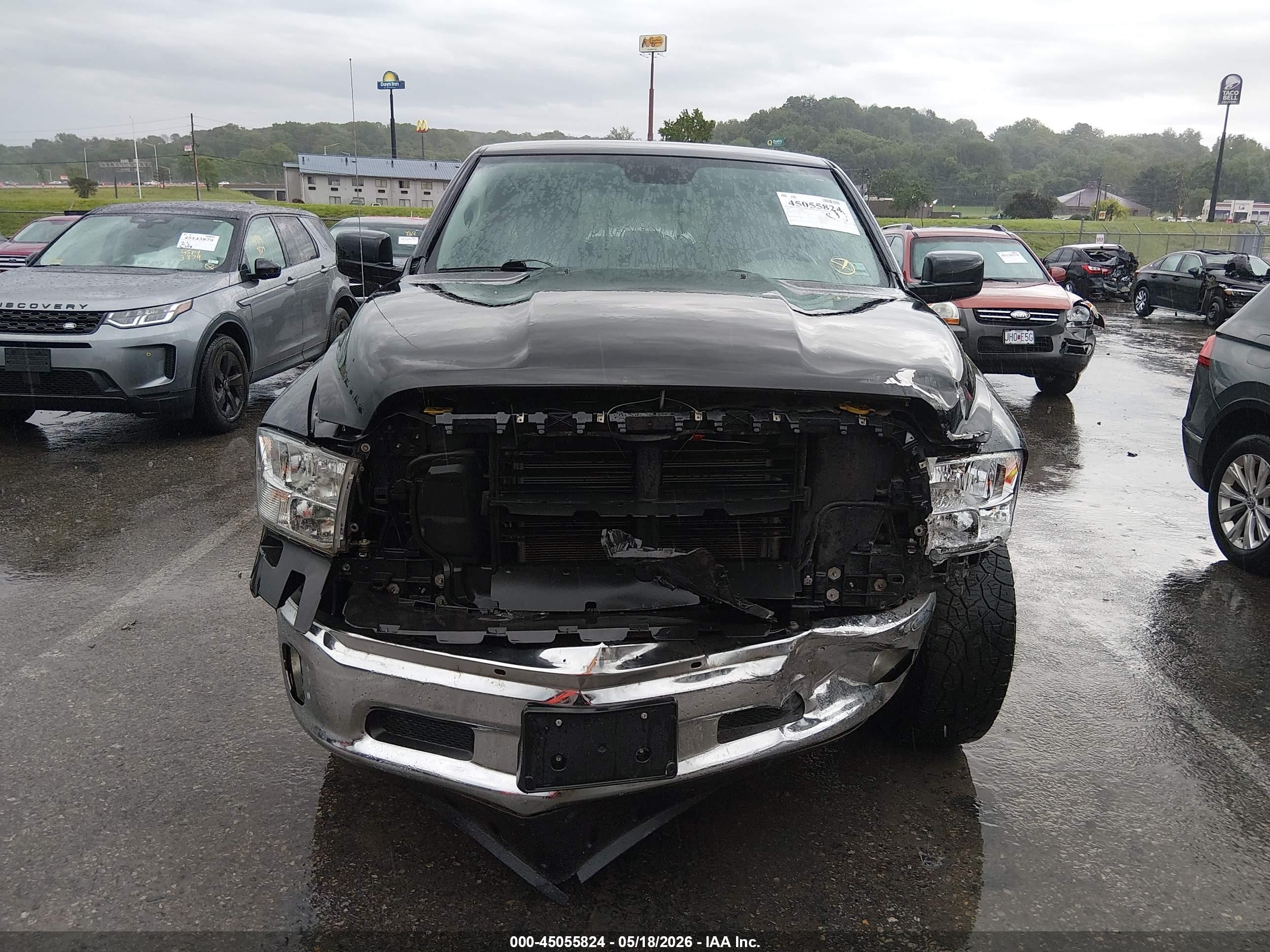 2015 Ram 1500 Big Horn Black vin: 1C6RR7GTXFS704166
