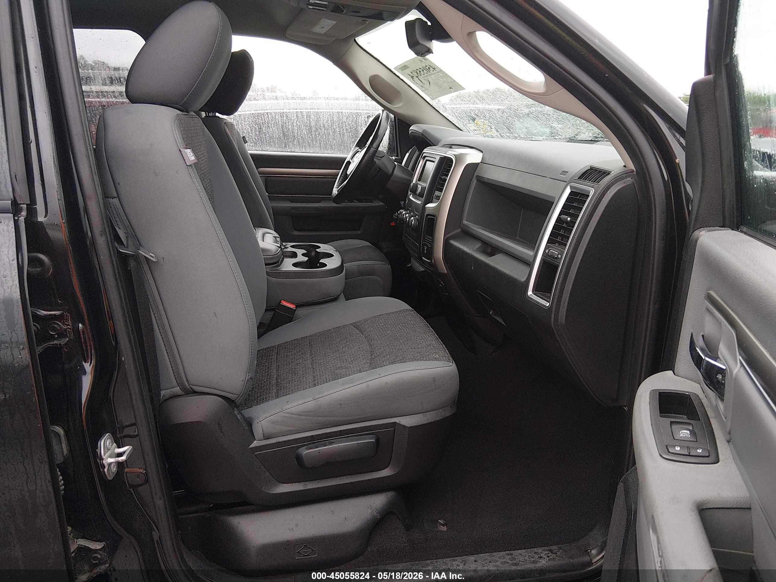 2015 Ram 1500 Big Horn Black vin: 1C6RR7GTXFS704166