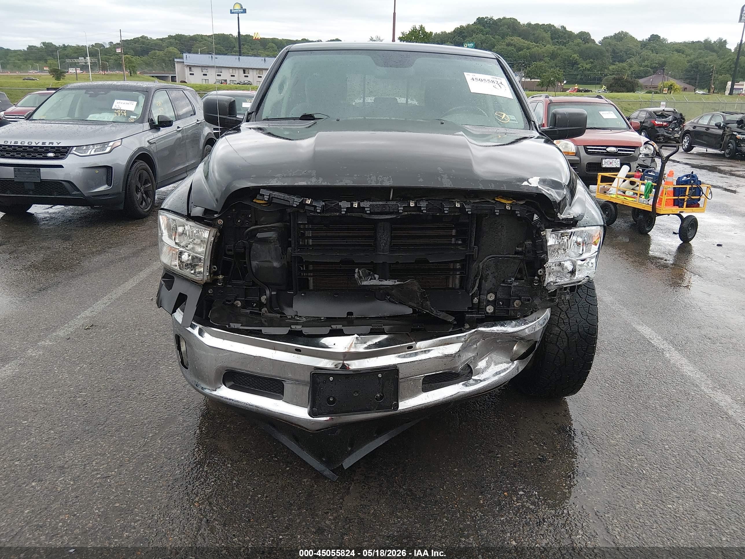 2015 Ram 1500 Big Horn Black vin: 1C6RR7GTXFS704166