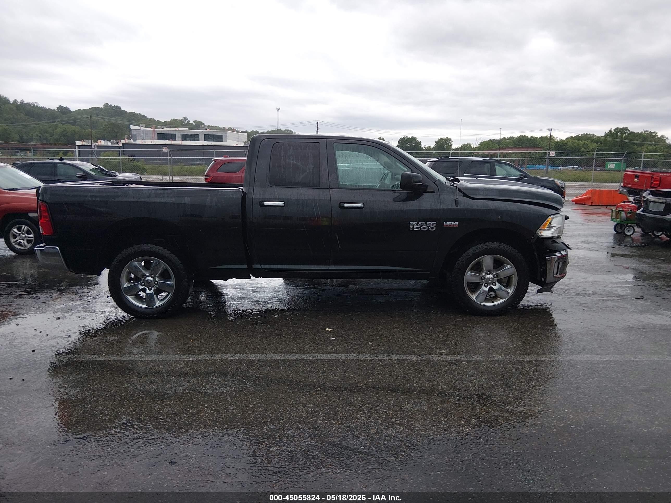 2015 Ram 1500 Big Horn Black vin: 1C6RR7GTXFS704166
