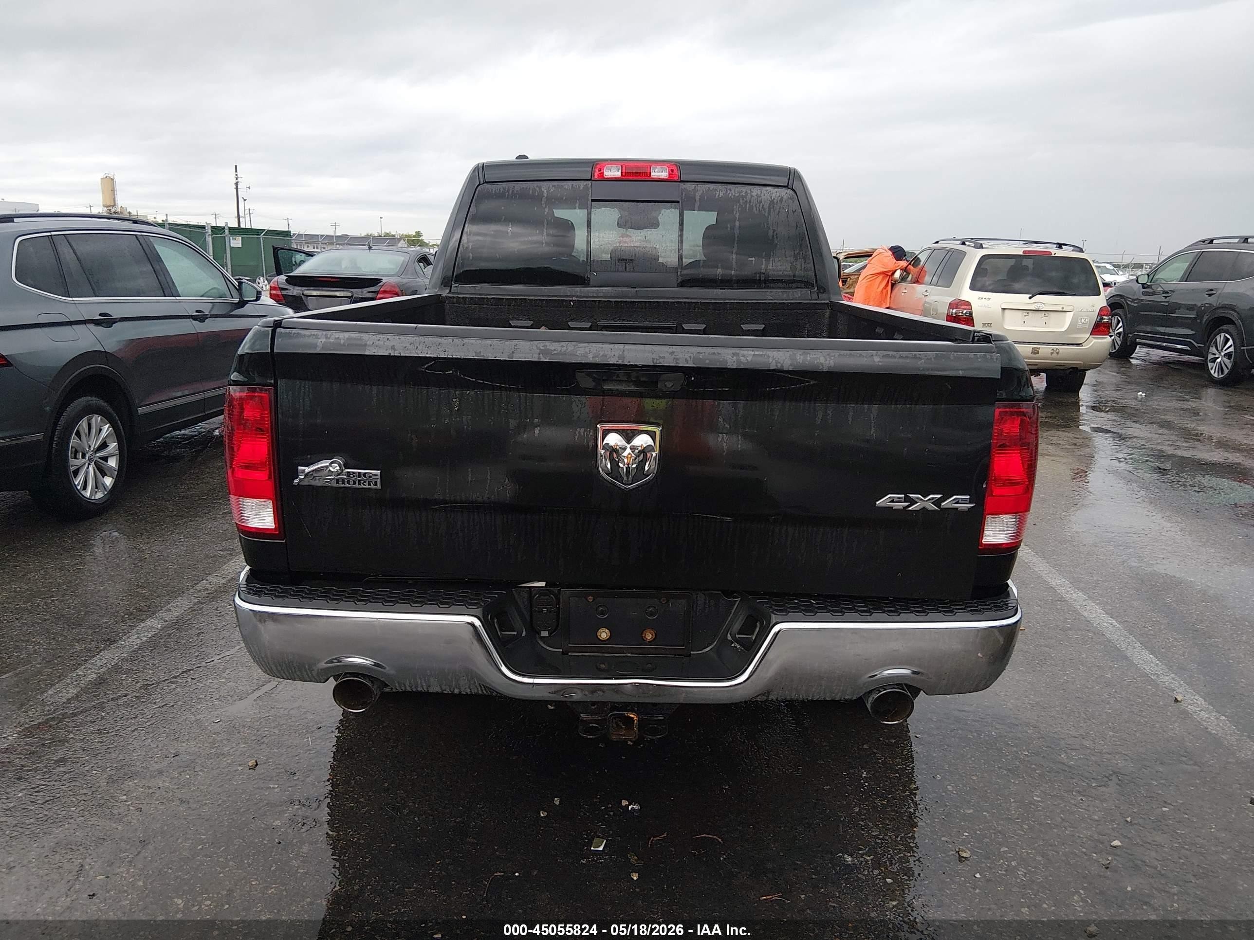 2015 Ram 1500 Big Horn Black vin: 1C6RR7GTXFS704166