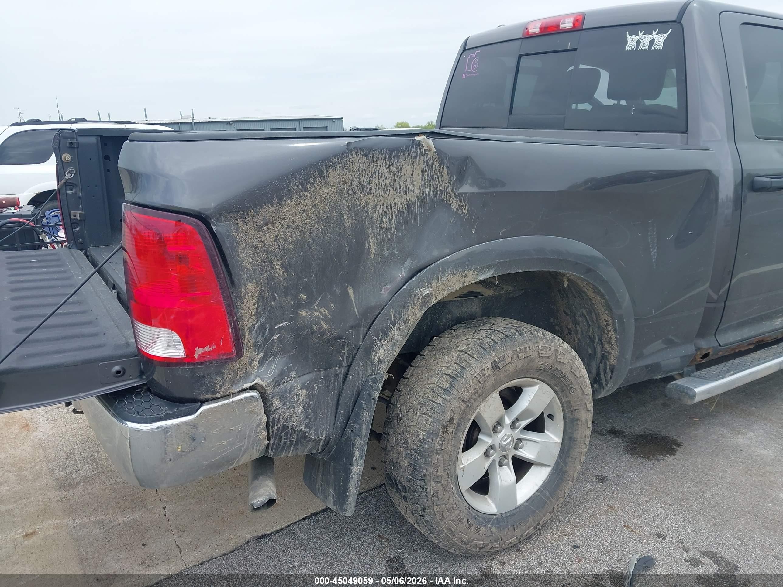 2015 Ram 1500 Slt Gray vin: 1C6RR7GTXFS723039