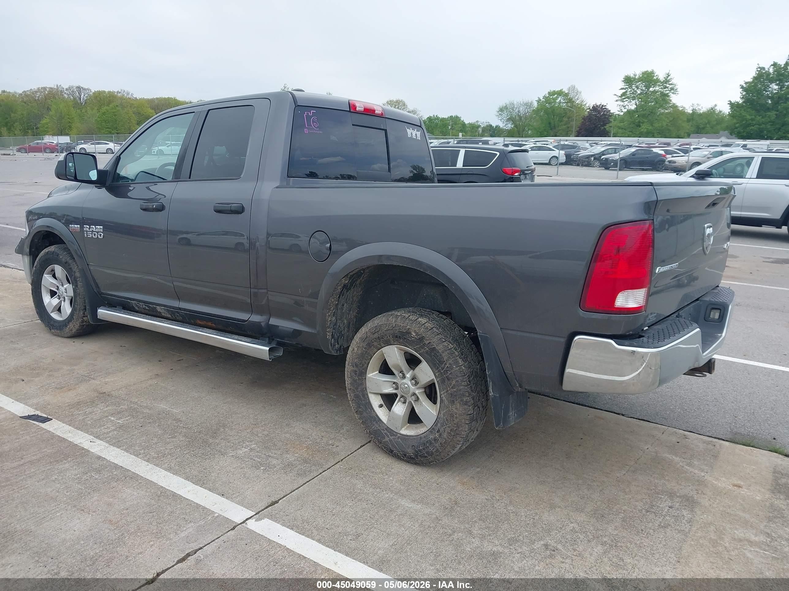 2015 Ram 1500 Slt Gray vin: 1C6RR7GTXFS723039