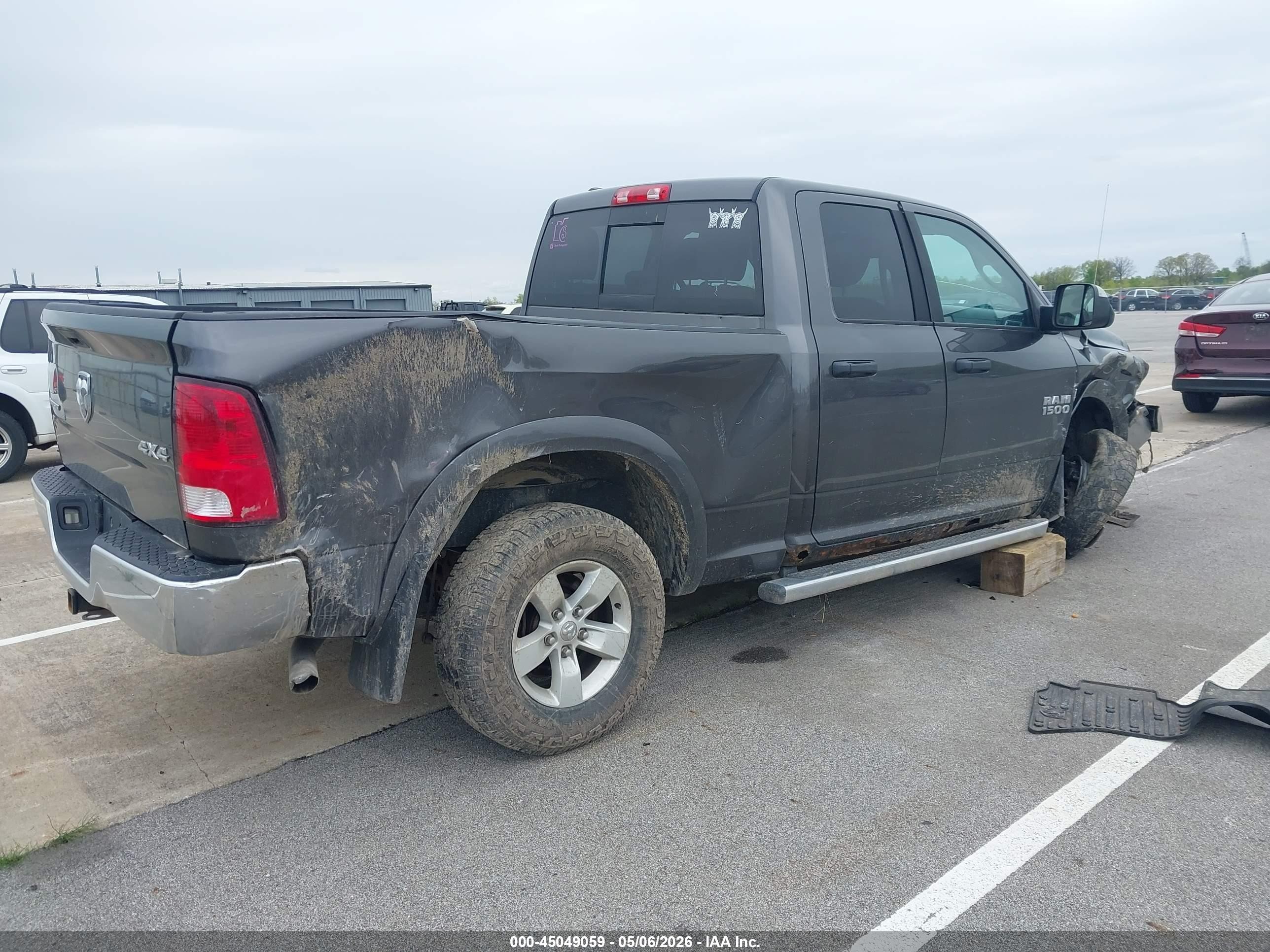 2015 Ram 1500 Slt Gray vin: 1C6RR7GTXFS723039