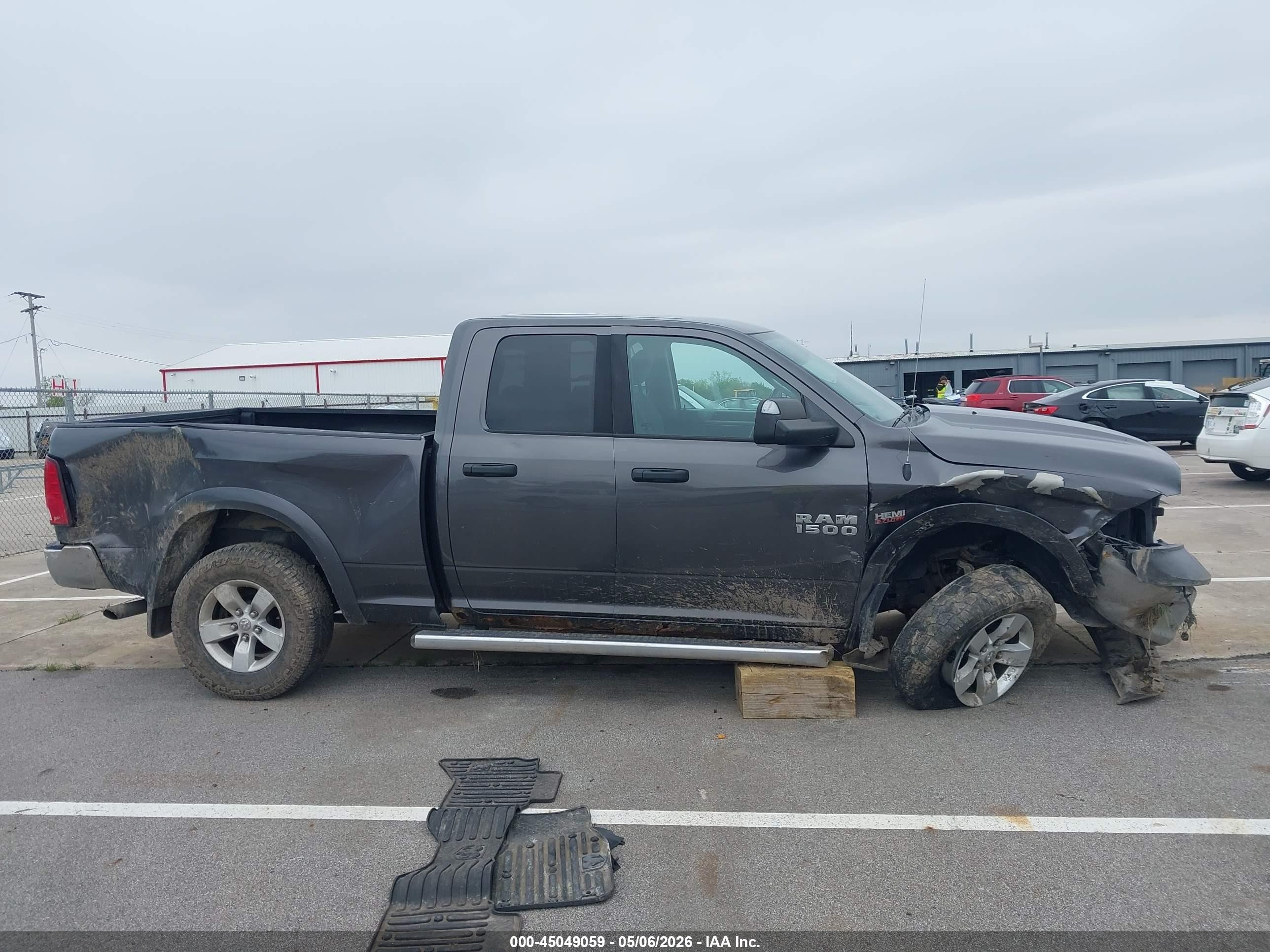 2015 Ram 1500 Slt Gray vin: 1C6RR7GTXFS723039