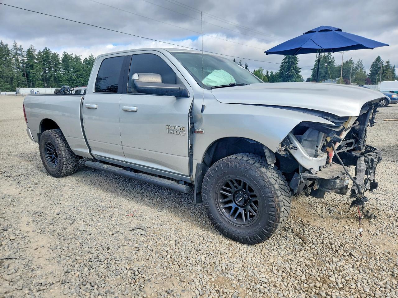 2015 Ram 1500 Sport Gray vin: 1C6RR7HT0FS502967