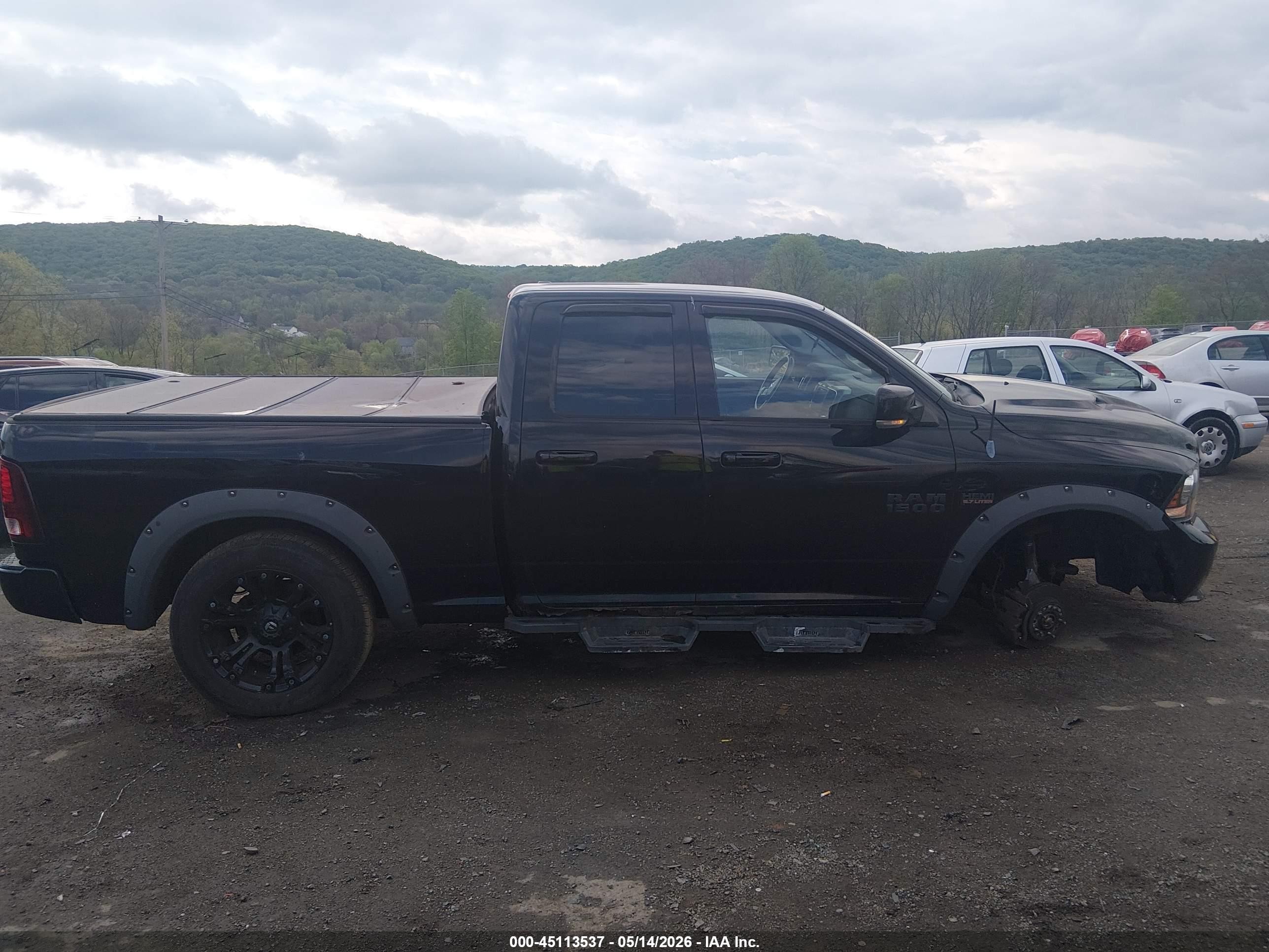 2013 Ram 1500 Sport Black vin: 1C6RR7HT3DS717658