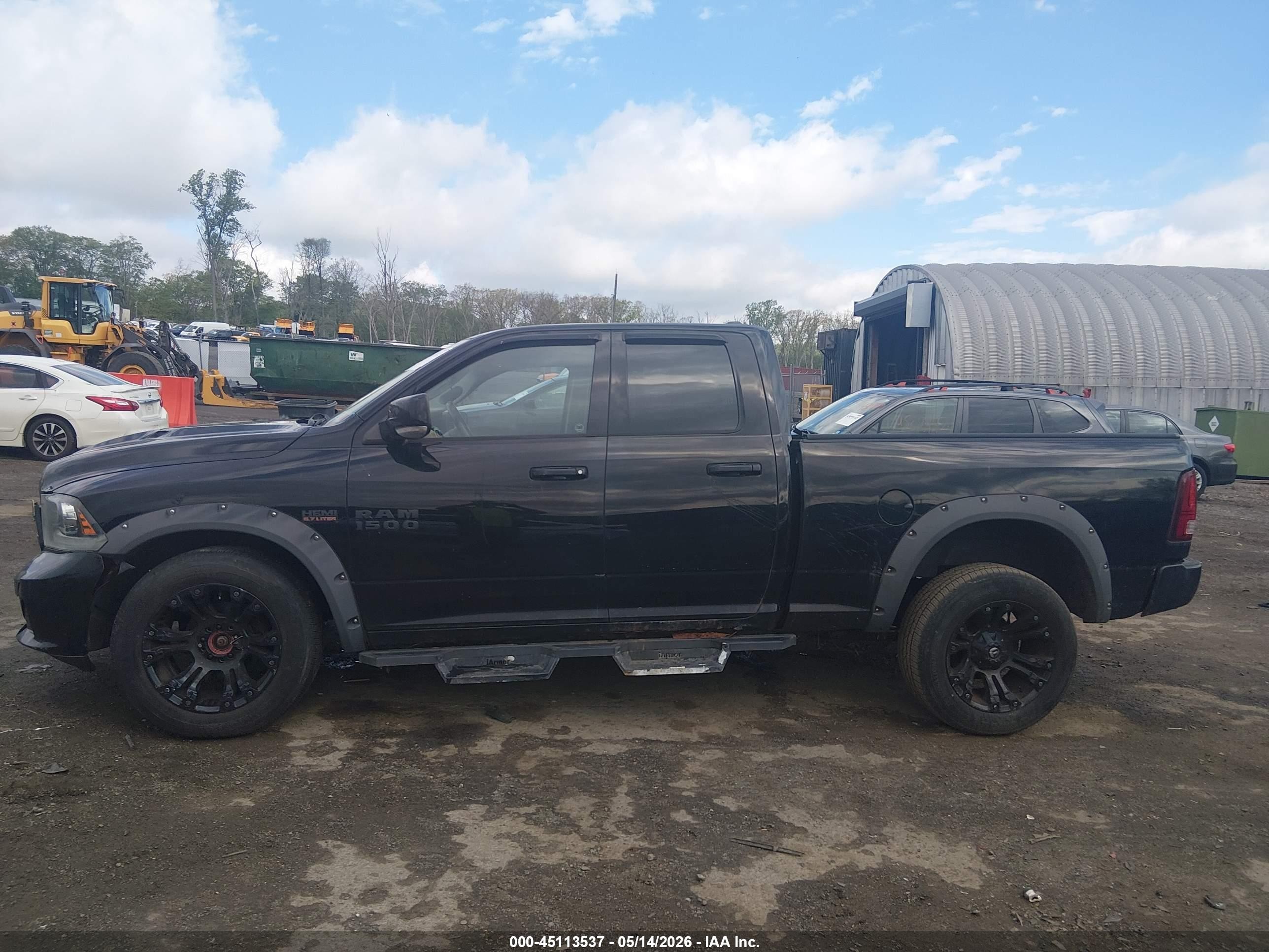2013 Ram 1500 Sport Black vin: 1C6RR7HT3DS717658