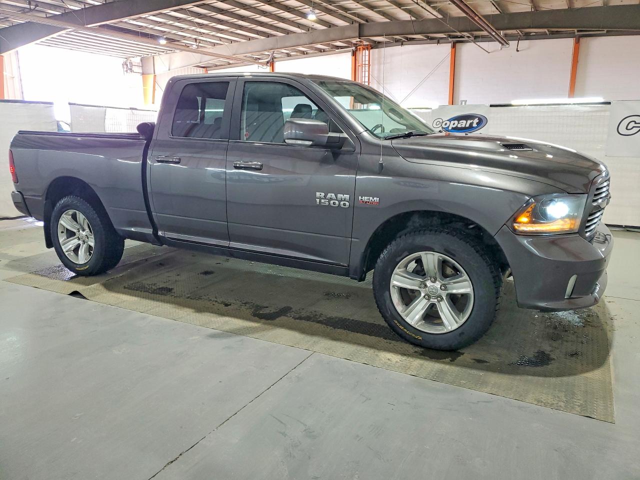 2015 Ram 1500 Sport Gray vin: 1C6RR7HT3FS644228