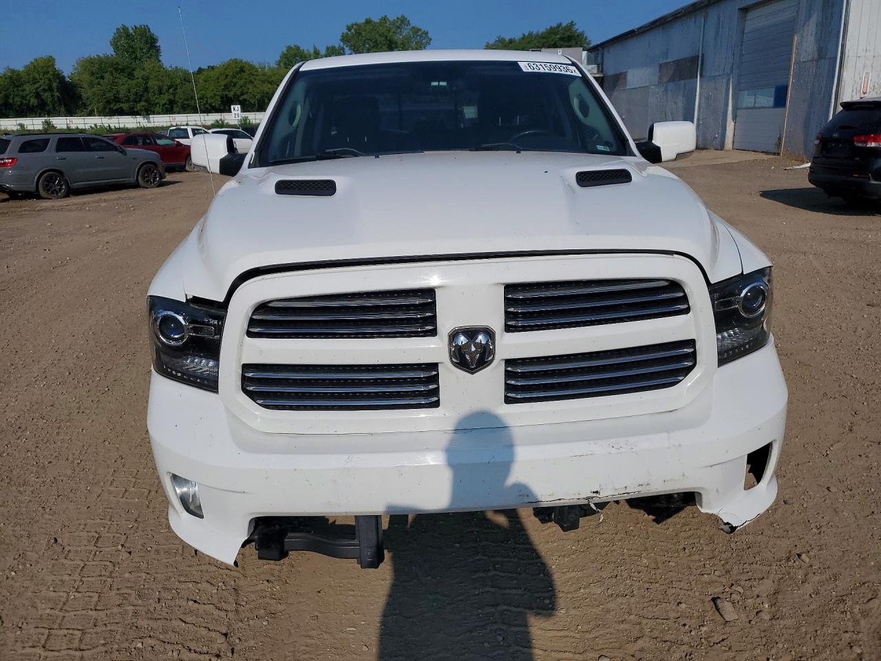 2013 Ram 1500 Sport White vin: 1C6RR7HT4DS638175
