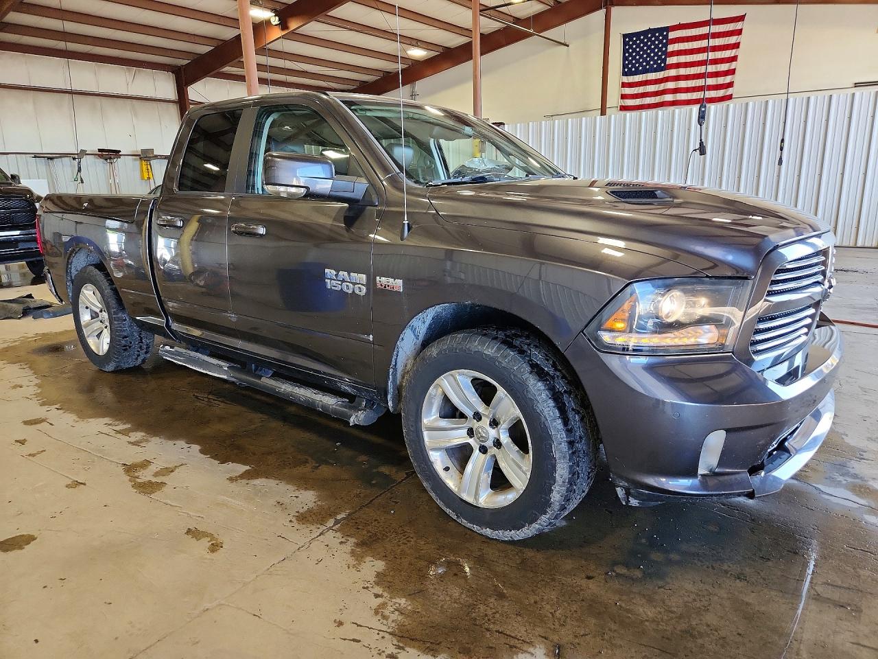 2014 Ram 1500 Sport Gray vin: 1C6RR7HT5ES414575