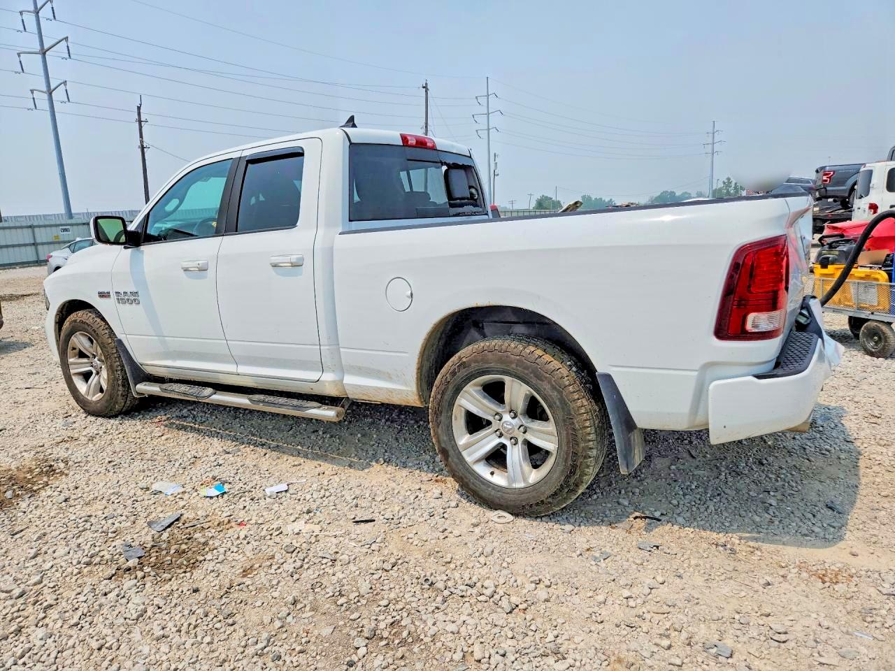 2014 Ram 1500 Sport White vin: 1C6RR7HT6ES146362