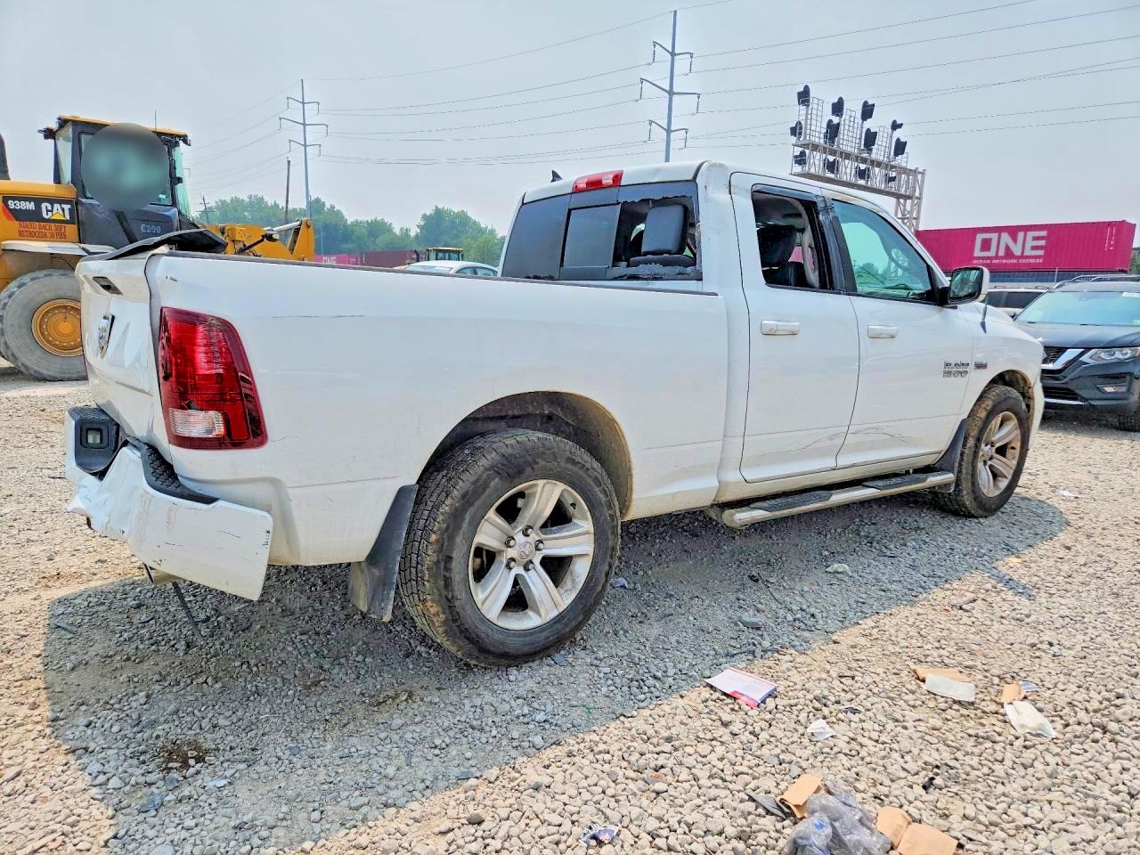 2014 Ram 1500 Sport White vin: 1C6RR7HT6ES146362