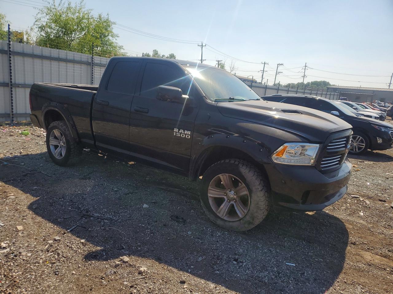 2013 Ram 1500 Sport Black vin: 1C6RR7HT7DS613786