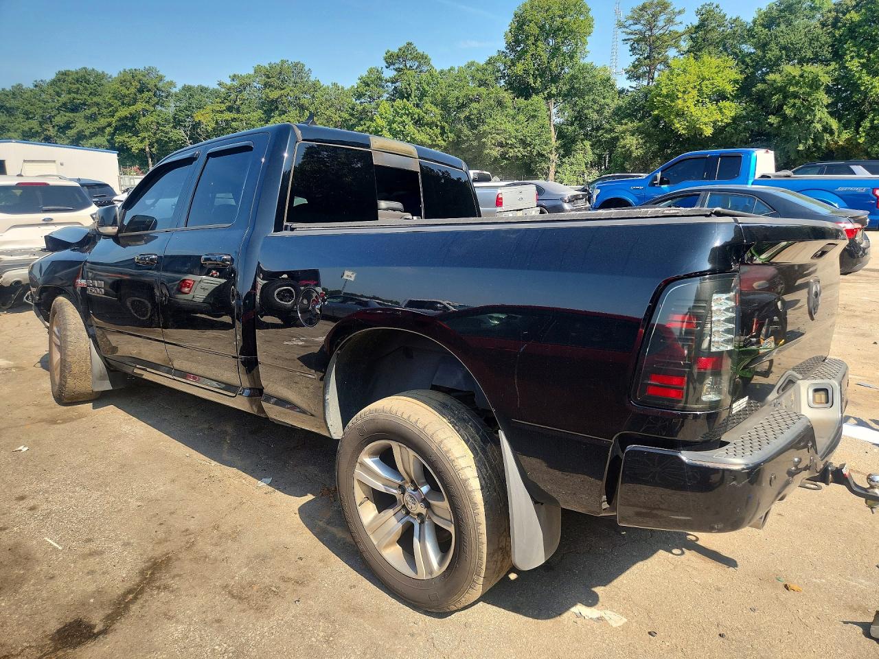 2014 Ram 1500 Sport Black vin: 1C6RR7HT7ES175434