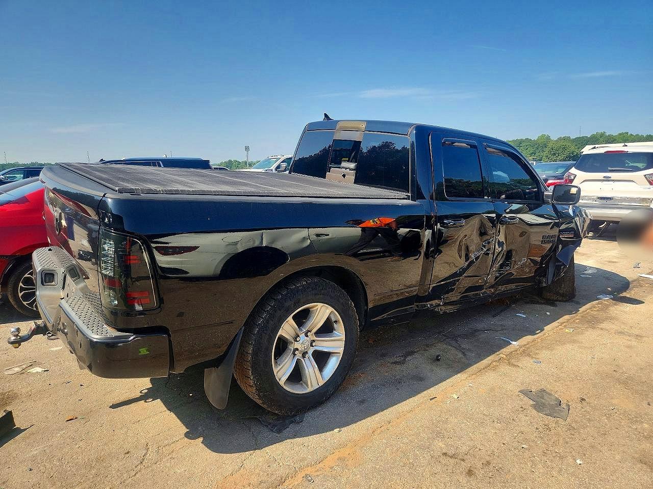 2014 Ram 1500 Sport Black vin: 1C6RR7HT7ES175434