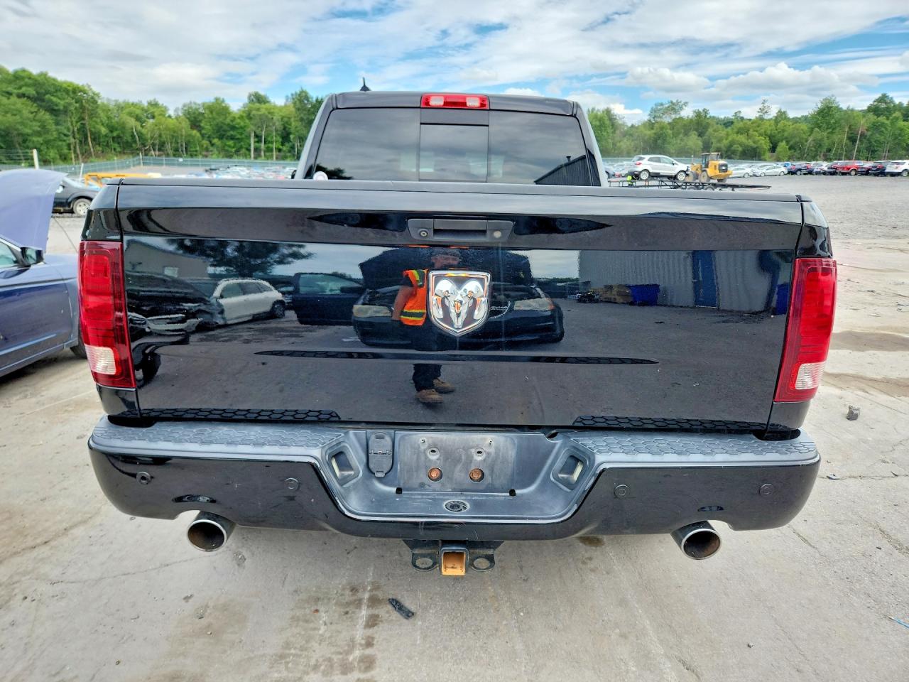 2014 Ram 1500 Sport Black vin: 1C6RR7HT8ES194171