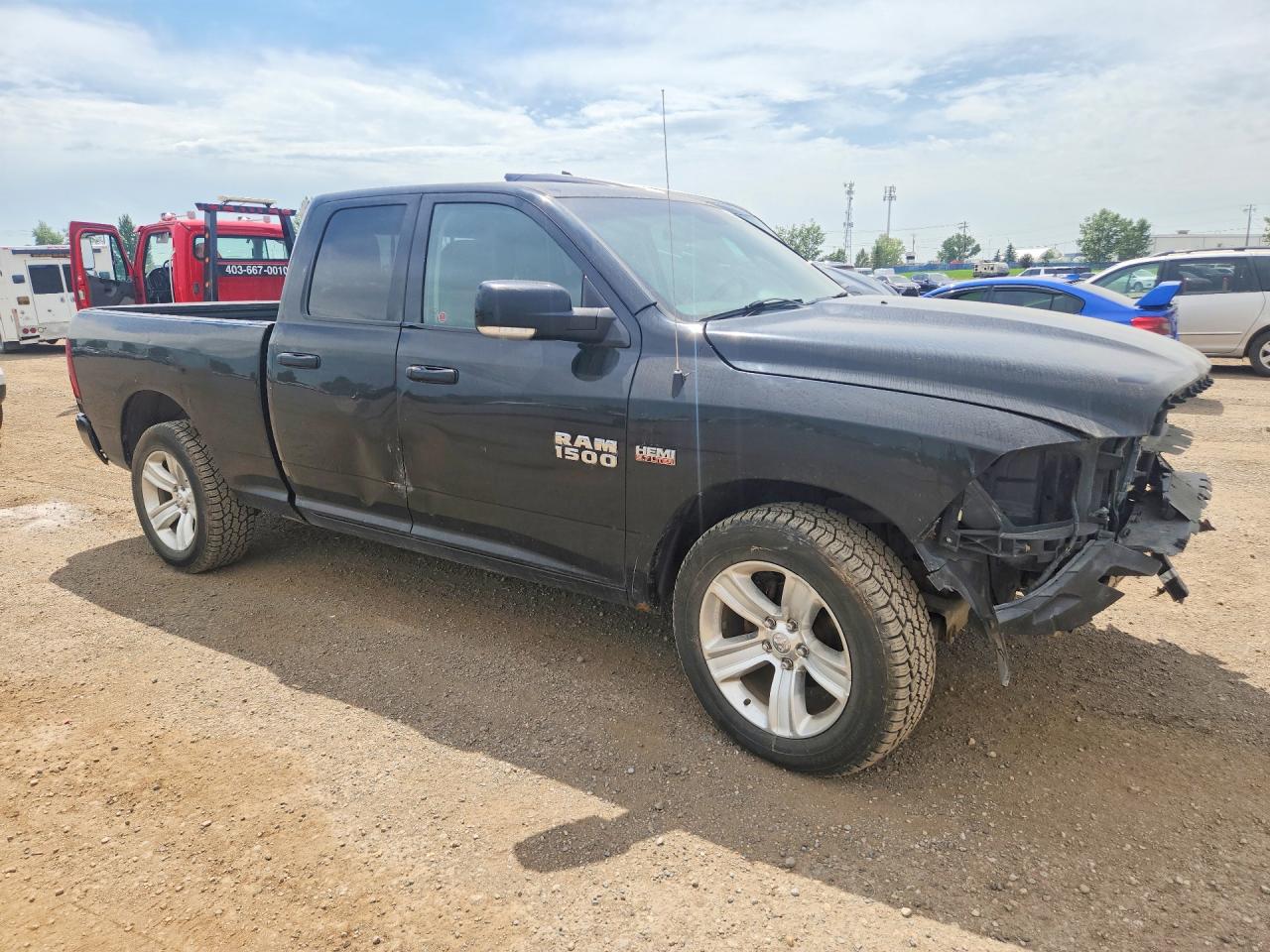 2014 Ram 1500 Sport Черный vin: 1C6RR7HT9ES359743