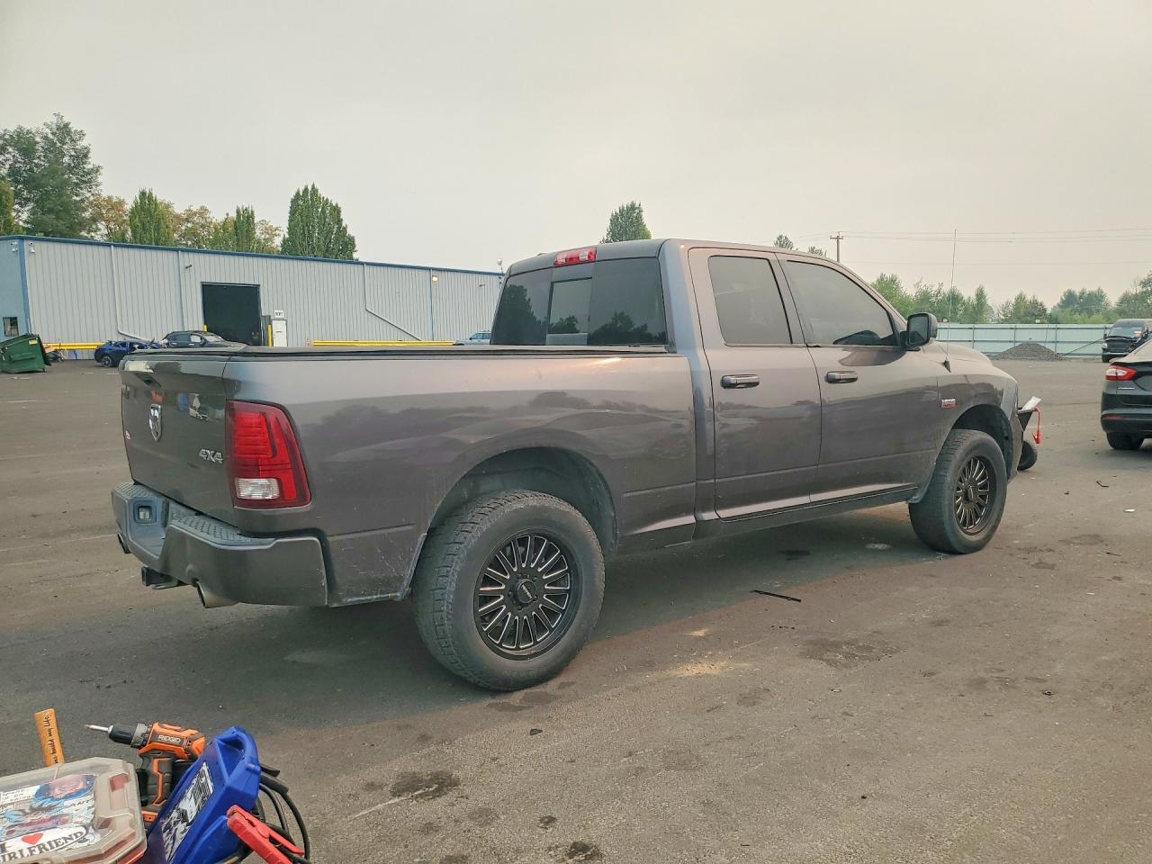 2014 Ram 1500 Sport Gray vin: 1C6RR7HT9ES426048