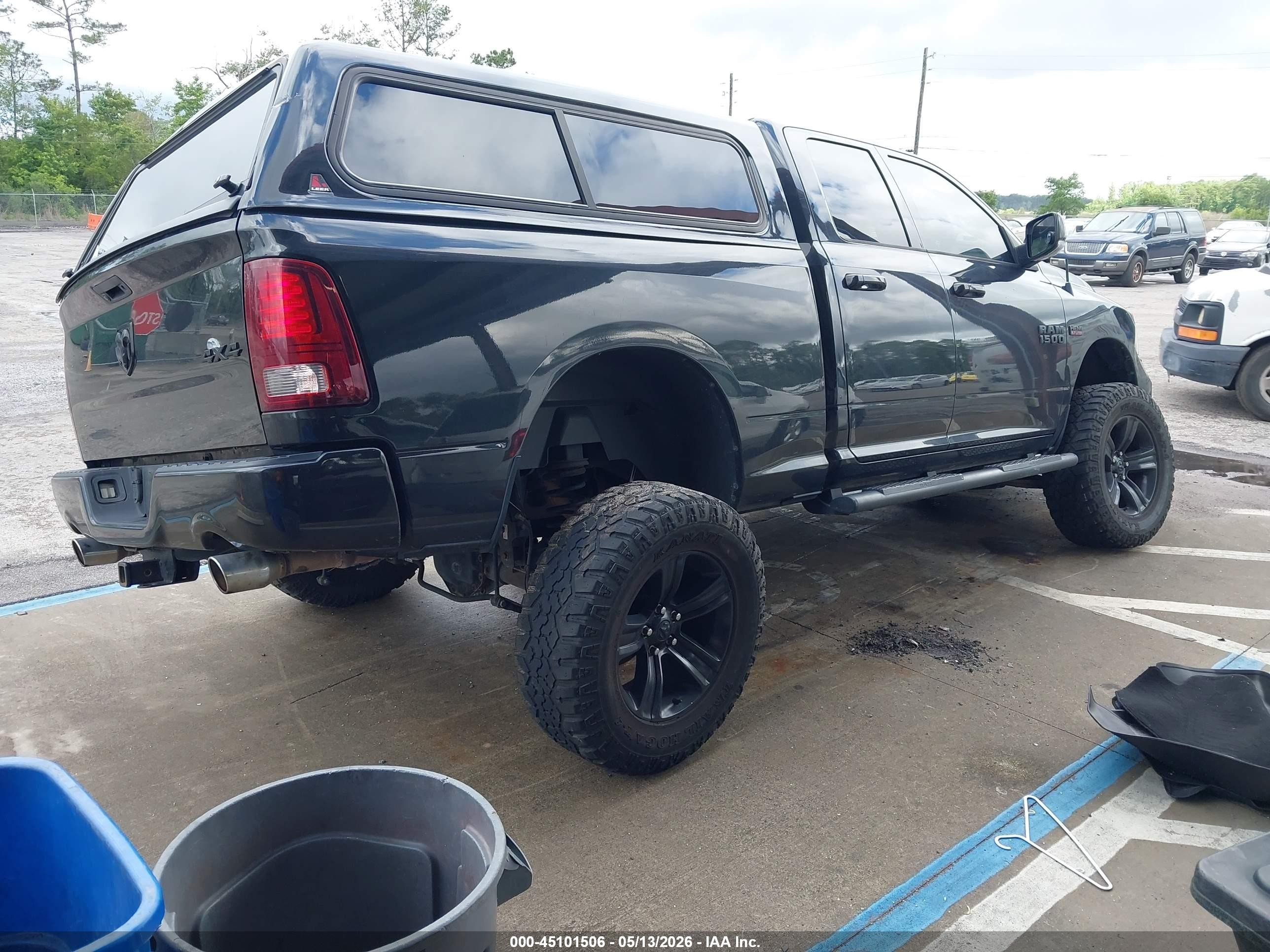2015 Ram 1500 Sport Black vin: 1C6RR7HT9FS699847