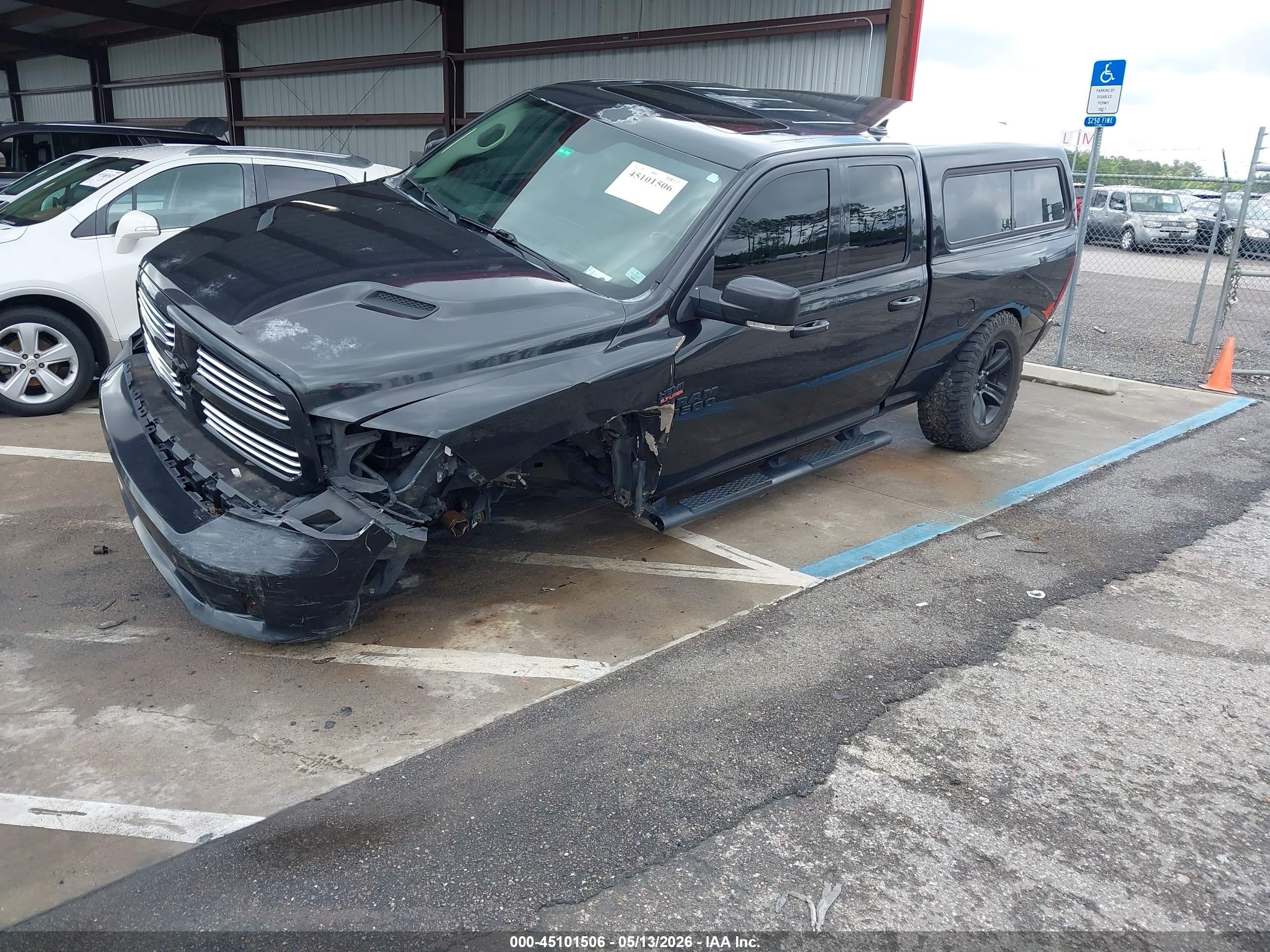 2015 Ram 1500 Sport Black vin: 1C6RR7HT9FS699847