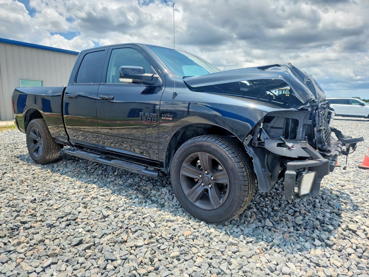 2018 Ram 1500 Sport Black vin: 1C6RR7HT9JS125046