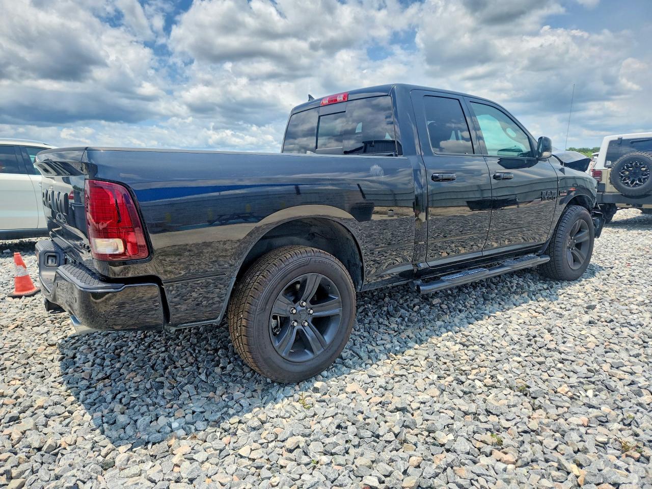 2018 Ram 1500 Sport Black vin: 1C6RR7HT9JS125046