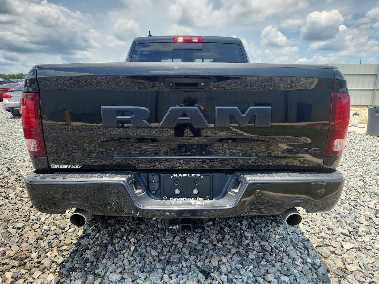 2018 Ram 1500 Sport Black vin: 1C6RR7HT9JS125046