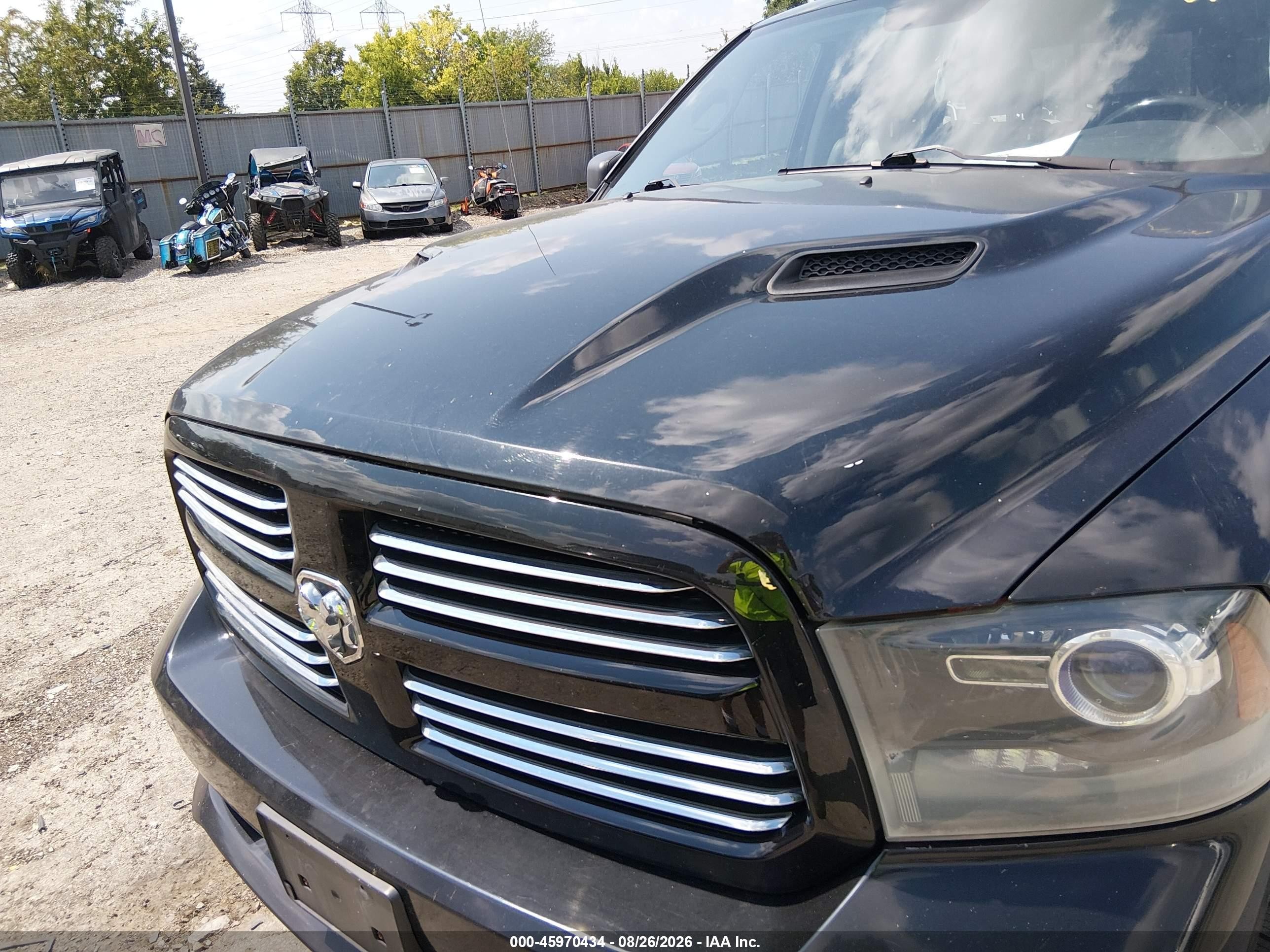 2013 Ram 1500 Sport Black vin: 1C6RR7HTXDS556953
