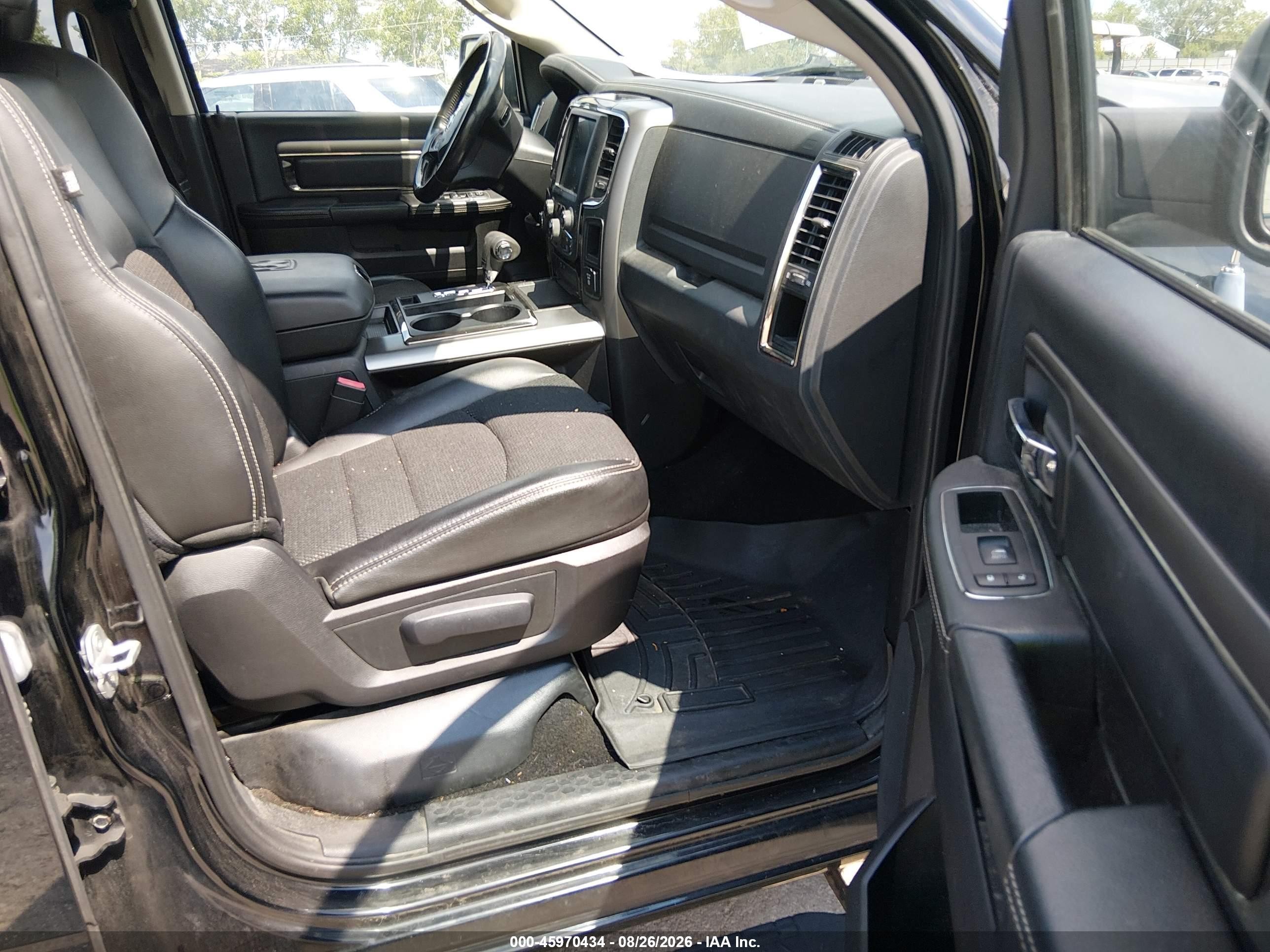 2013 Ram 1500 Sport Black vin: 1C6RR7HTXDS556953