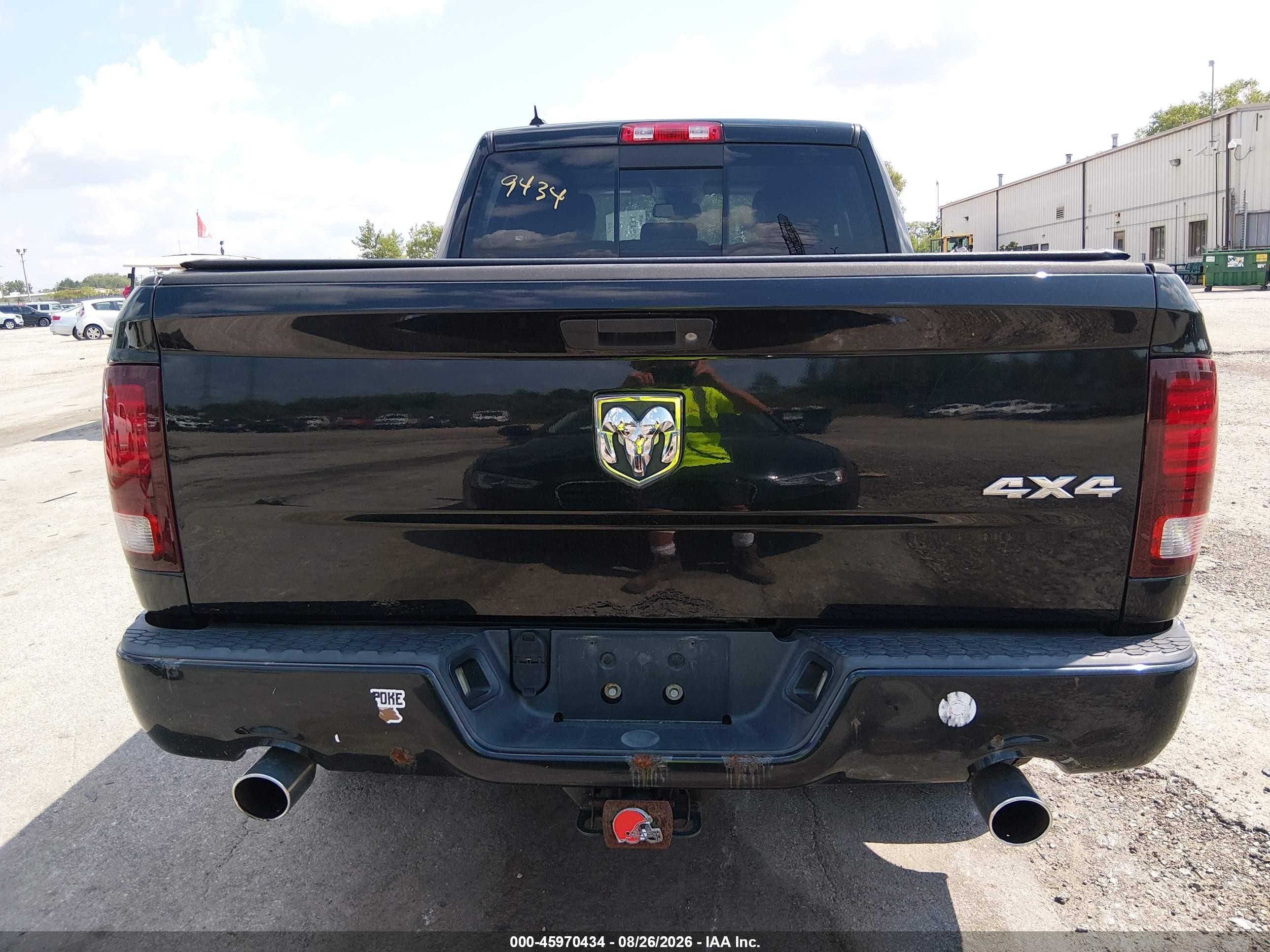 2013 Ram 1500 Sport Black vin: 1C6RR7HTXDS556953