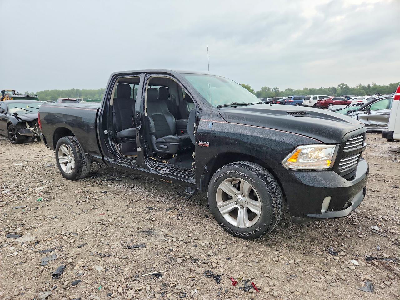 2013 Ram 1500 Sport Black vin: 1C6RR7HTXDS611322