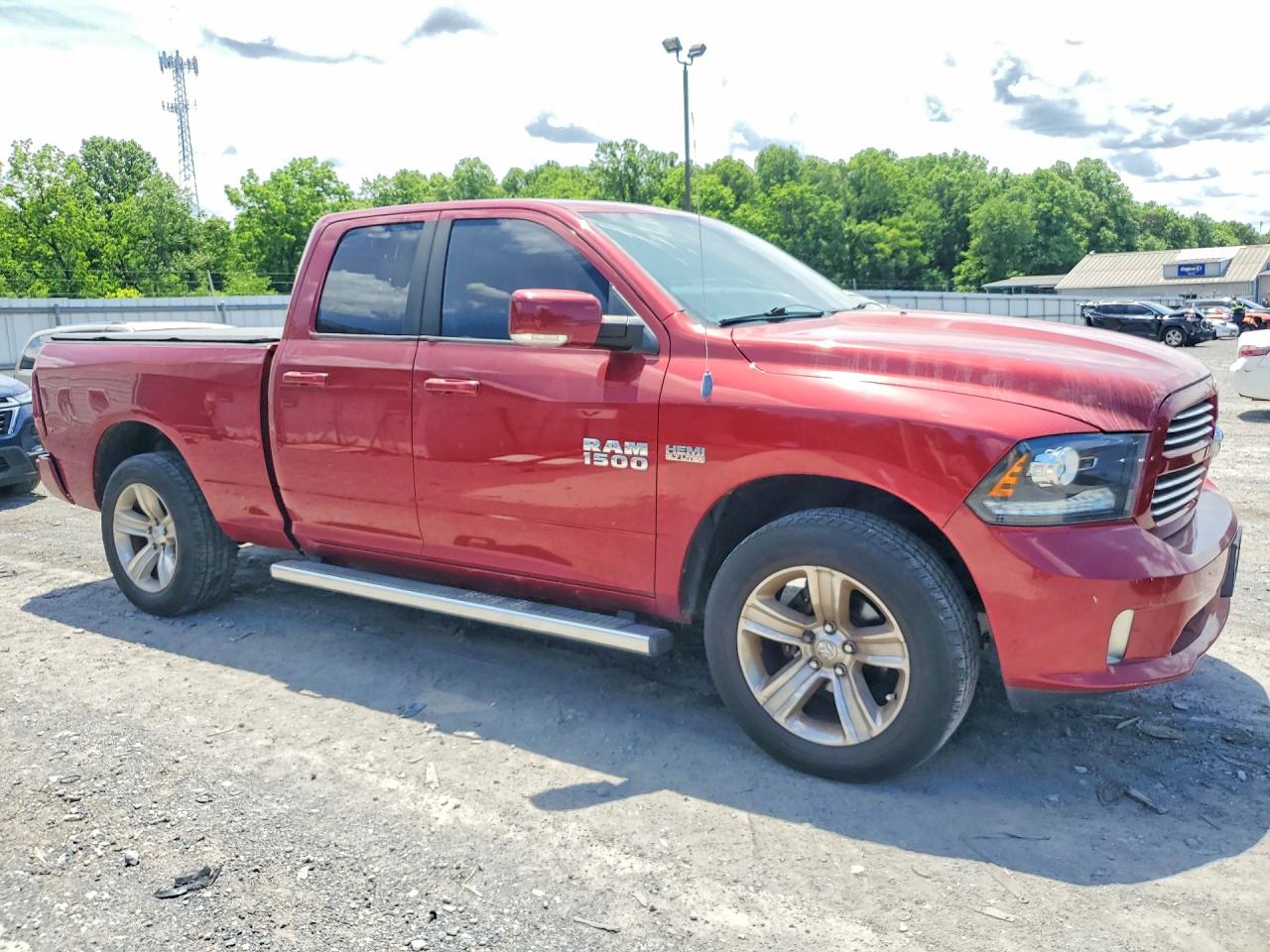 2013 Ram 1500 Sport Red vin: 1C6RR7HTXDS668572