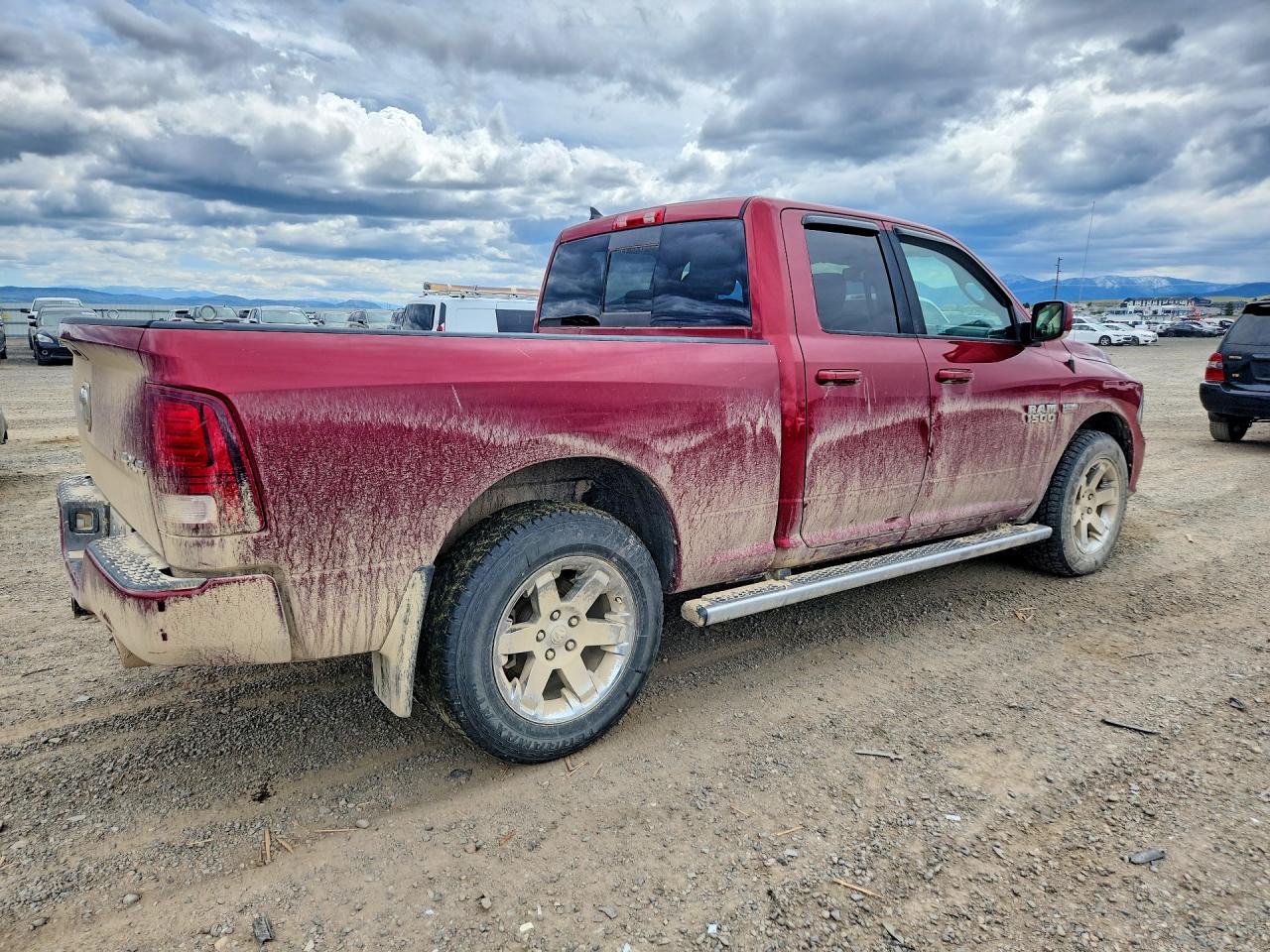 2014 Ram 1500 Sport Burgundy vin: 1C6RR7HTXES466302