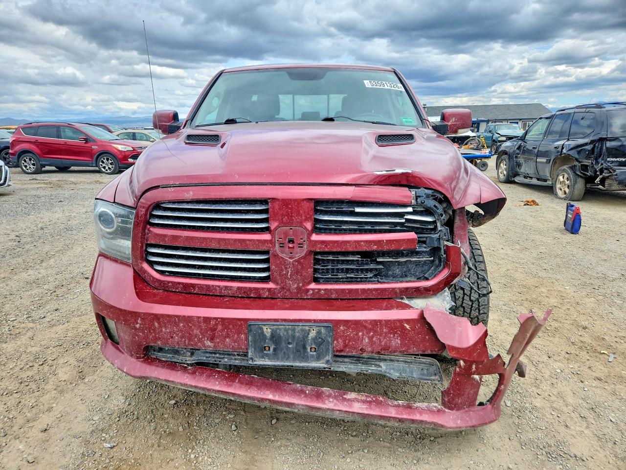 2014 Ram 1500 Sport Burgundy vin: 1C6RR7HTXES466302