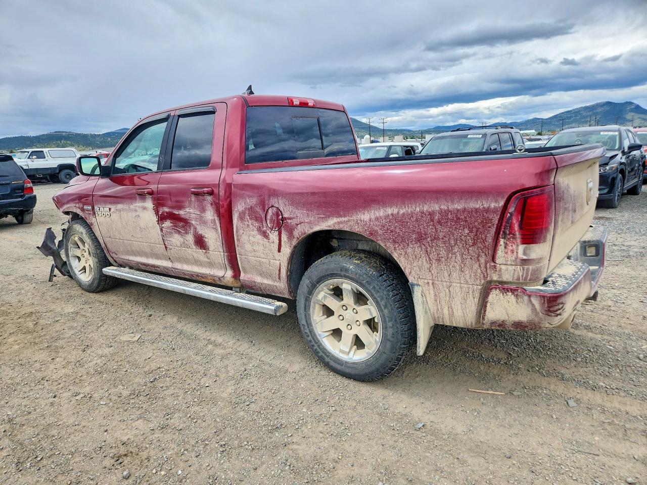 2014 Ram 1500 Sport Burgundy vin: 1C6RR7HTXES466302