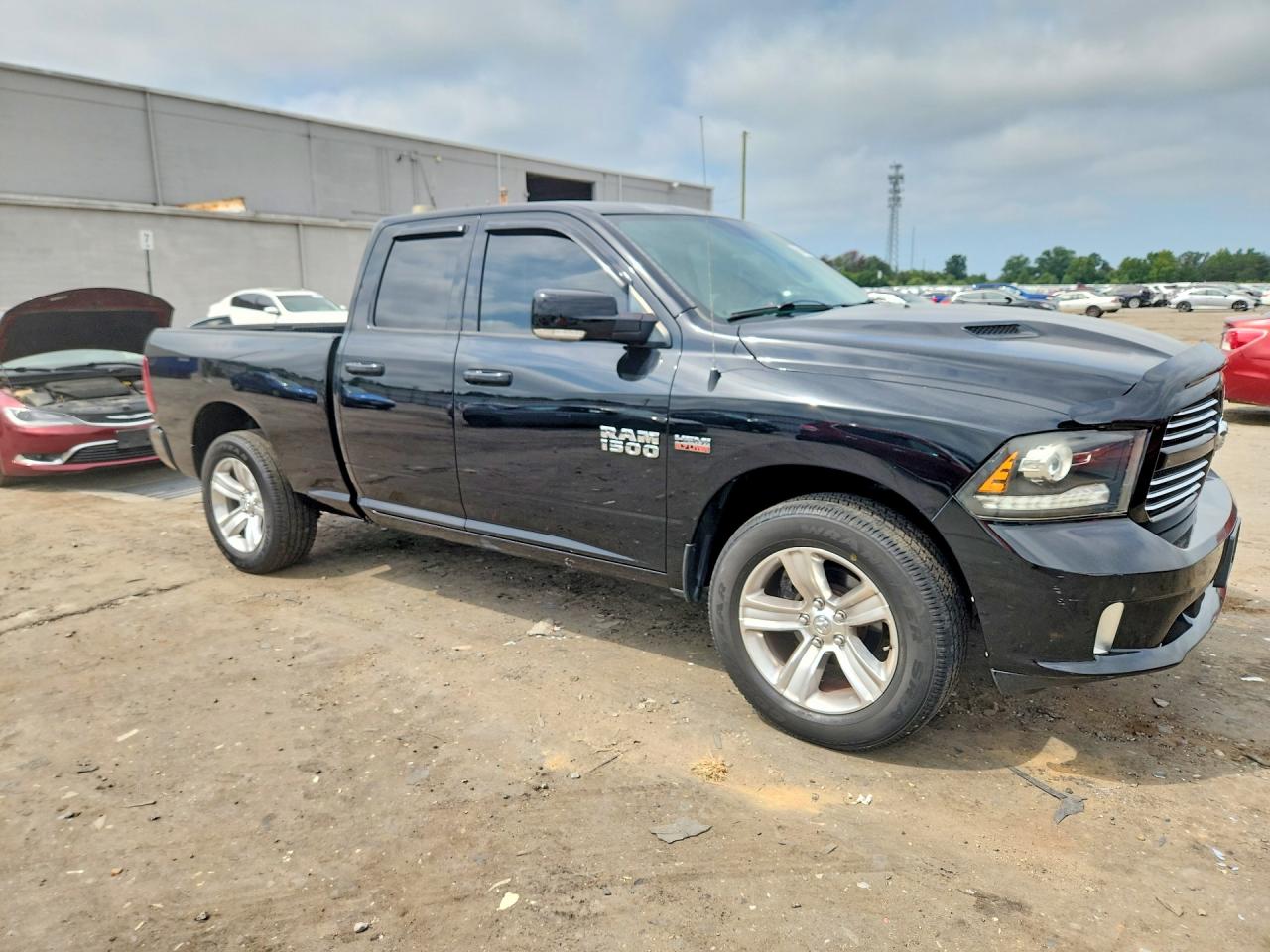 2015 Ram 1500 Sport Black vin: 1C6RR7HTXFS540125