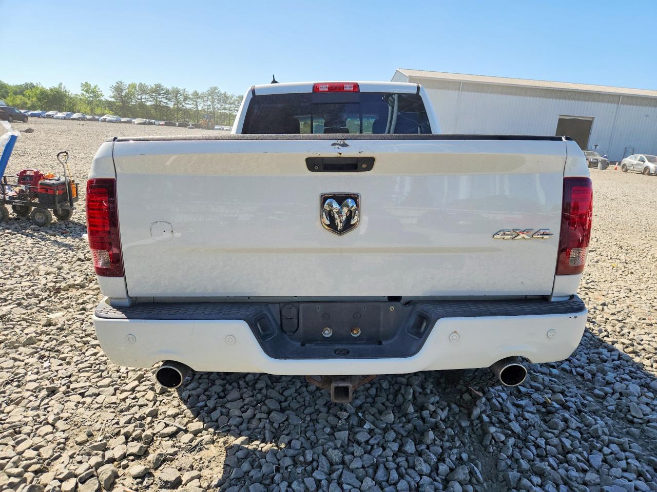 2015 Ram 1500 Sport White vin: 1C6RR7HTXFS546295
