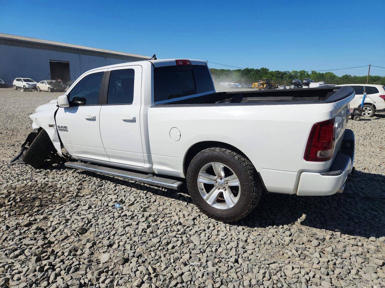 2015 Ram 1500 Sport White vin: 1C6RR7HTXFS546295