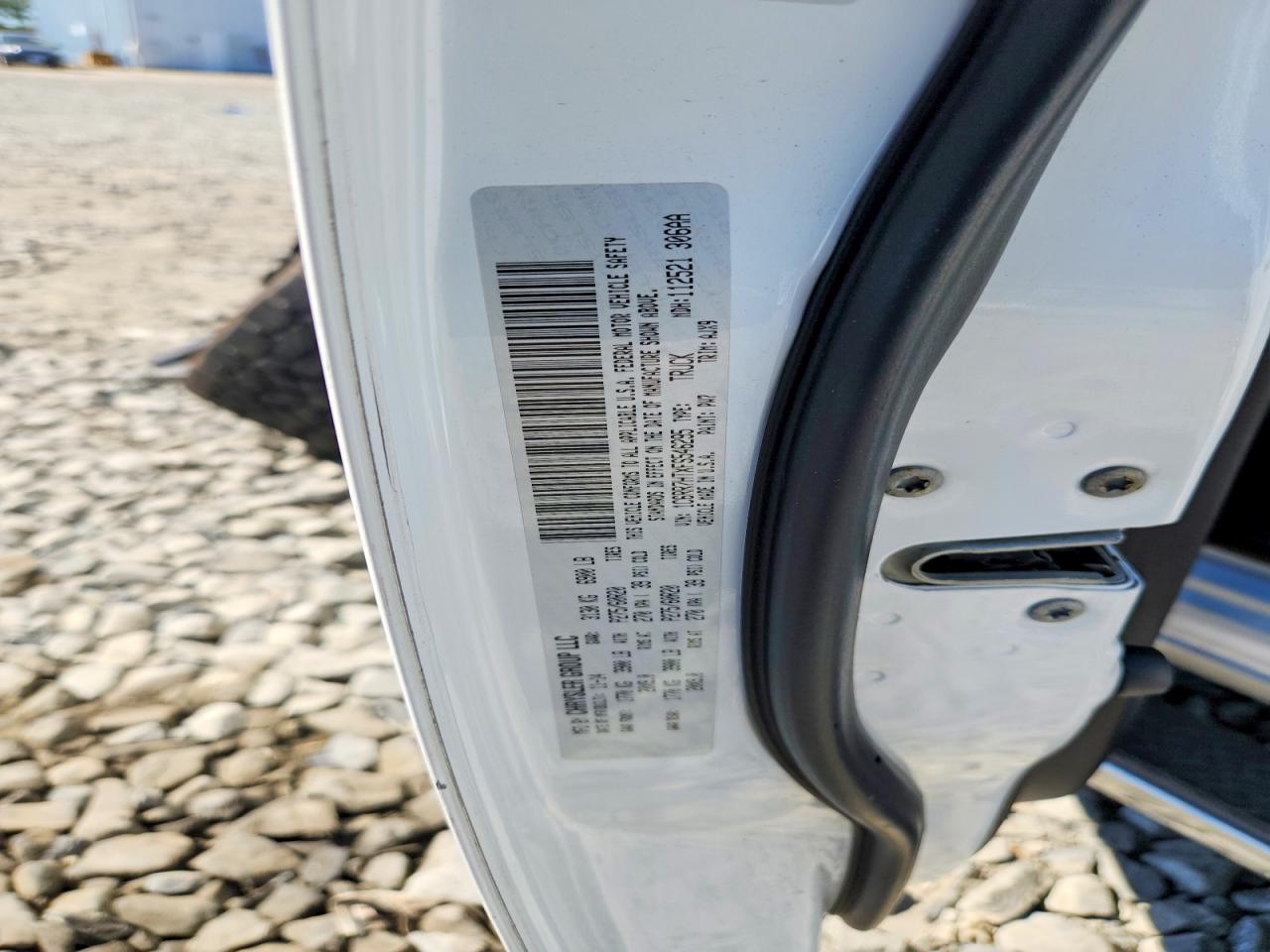 2015 Ram 1500 Sport White vin: 1C6RR7HTXFS546295